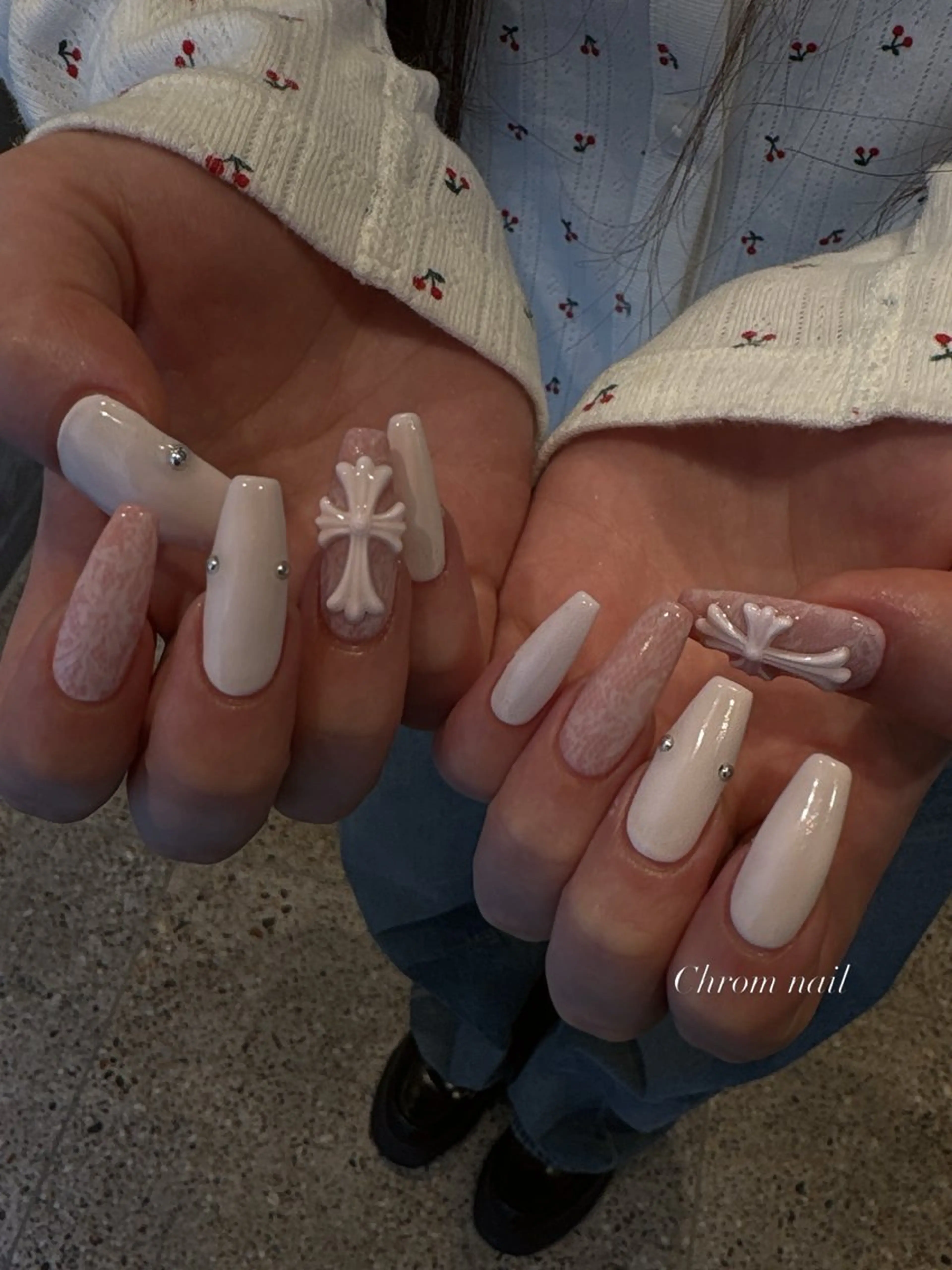 ネイル ハンドネイル パラジェル有/ 長さだし/mahoのネイルデザイン