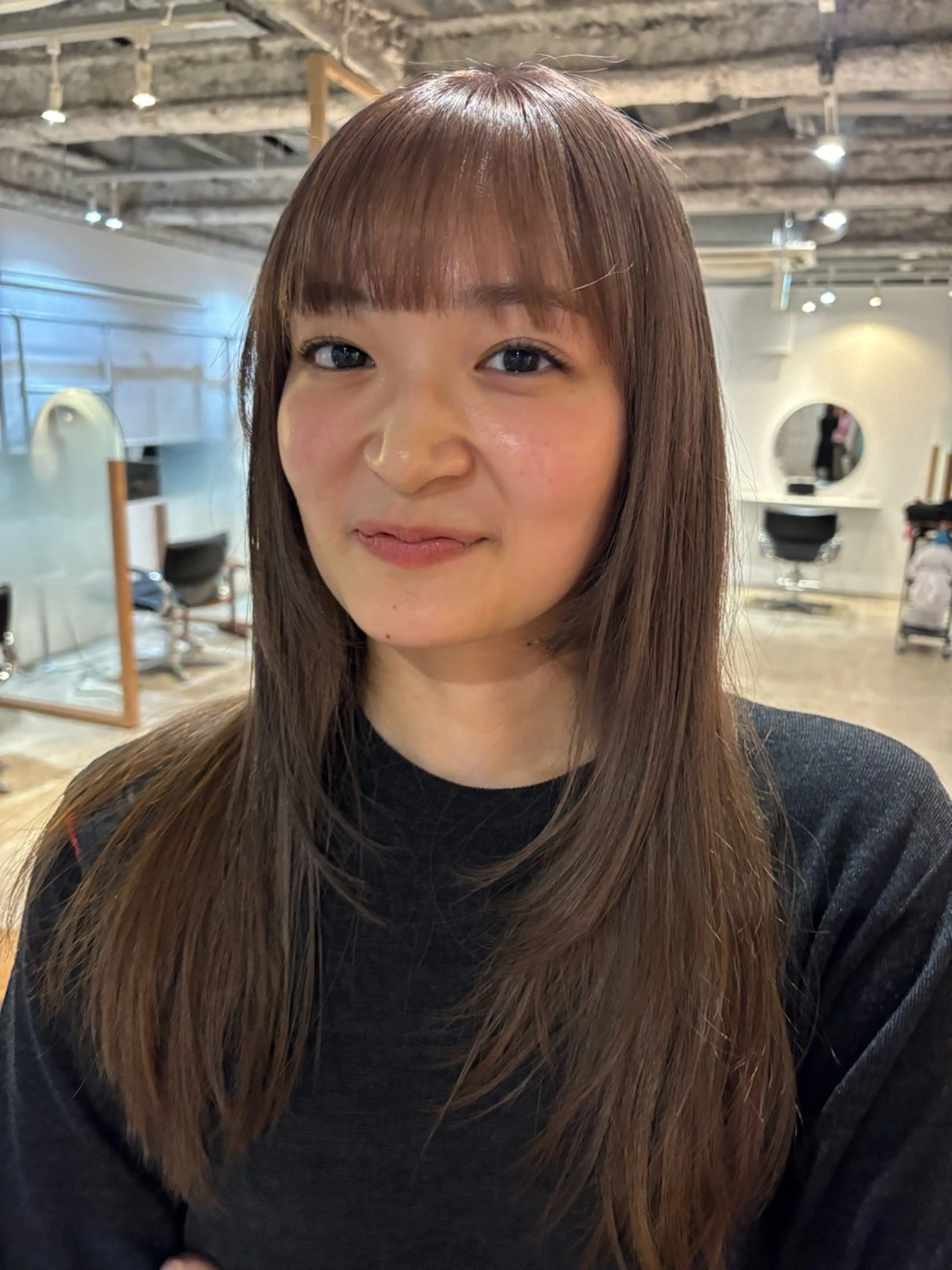 ロング カラー カット ヘアカラー トリートメント Hayashi Shioriのヘアスタイル
