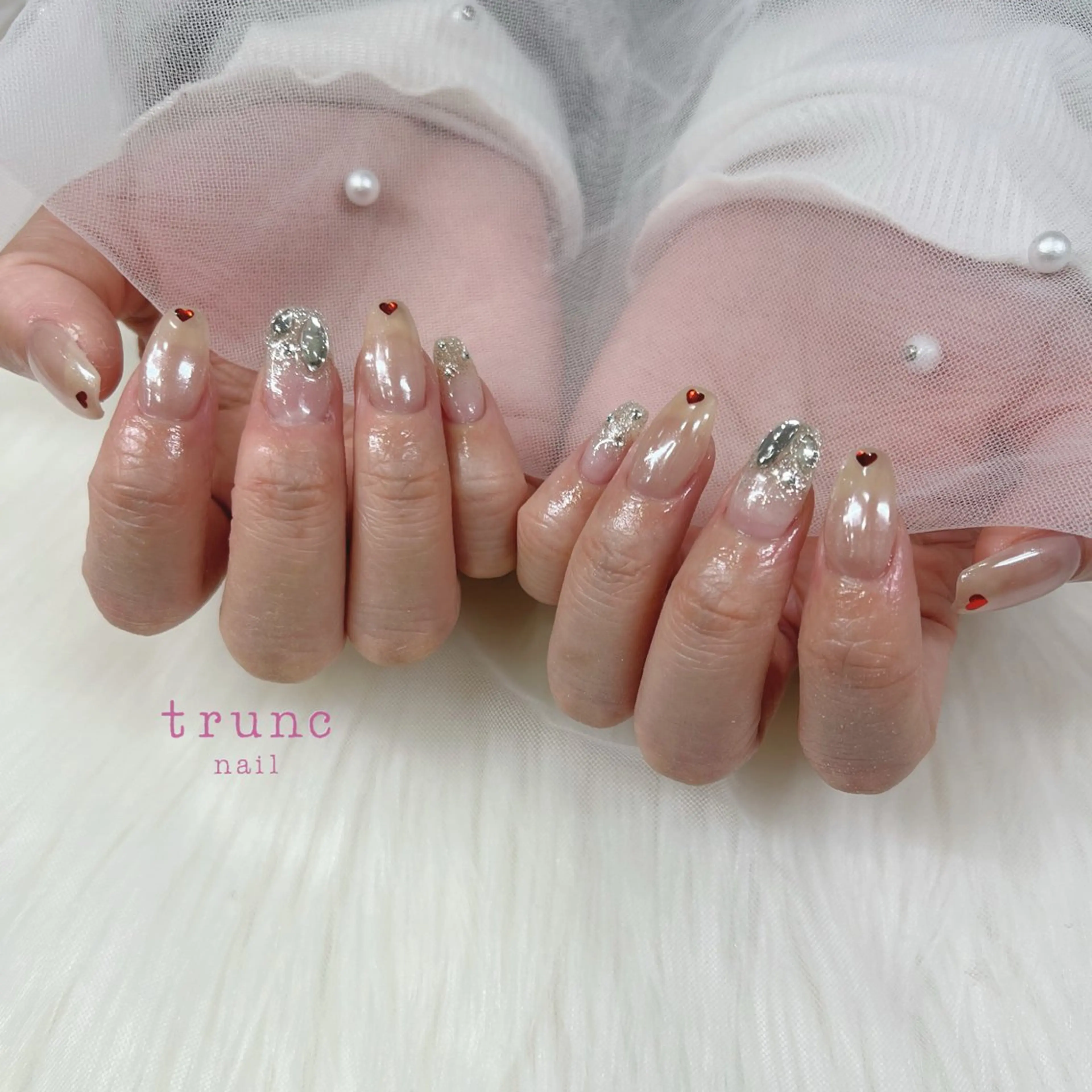ネイル trunc nail 🌻宮下🌻のネイルデザイン
