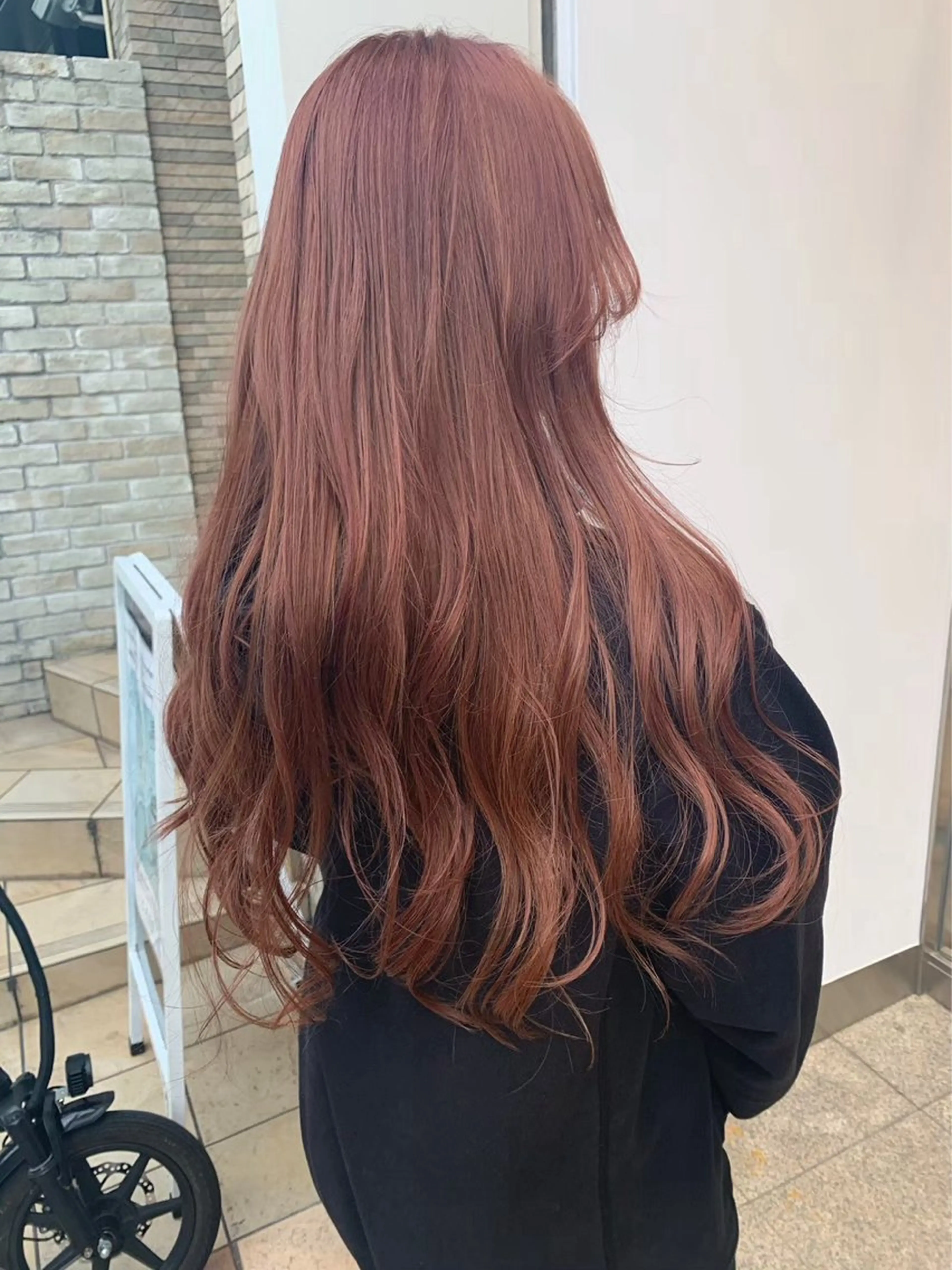 カラー 会社で浮かない ビジネスヘア/心斎橋のヘアスタイル