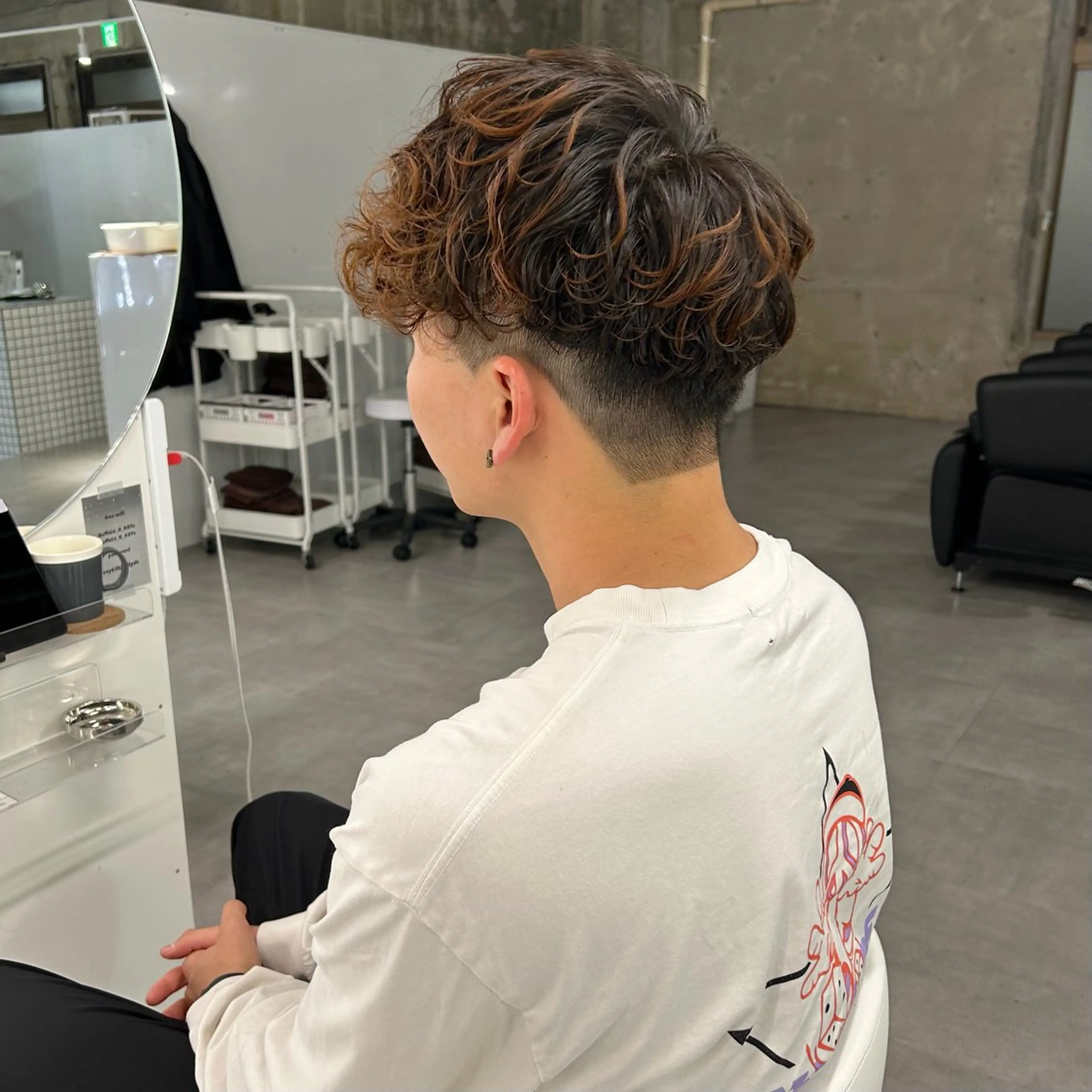 パーマ メンズ カット パーマ Kanna /doorwhiteのヘアスタイル