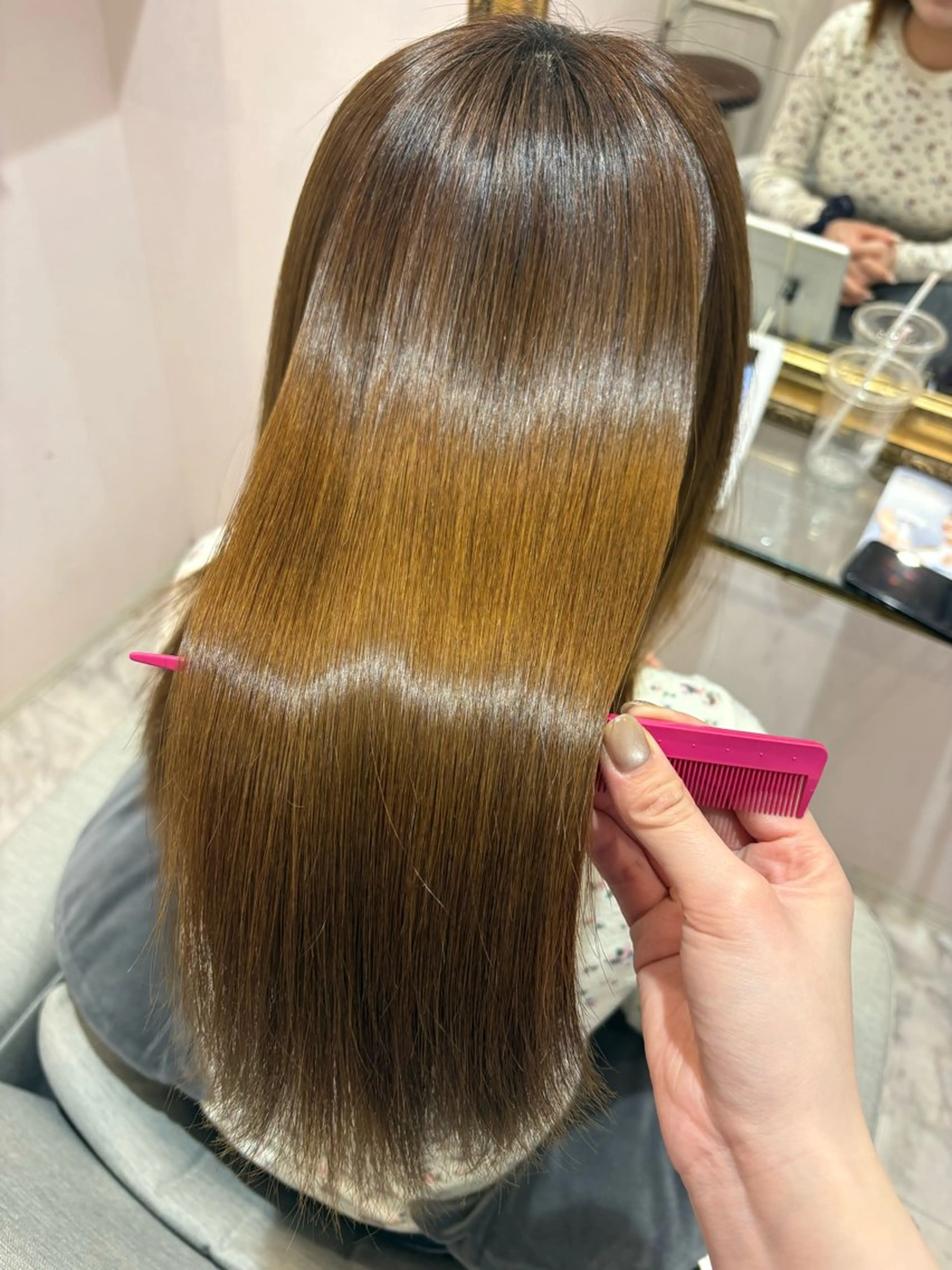 ロング 縮毛矯正 Natsuki /北千住/髪質改善のヘアスタイル