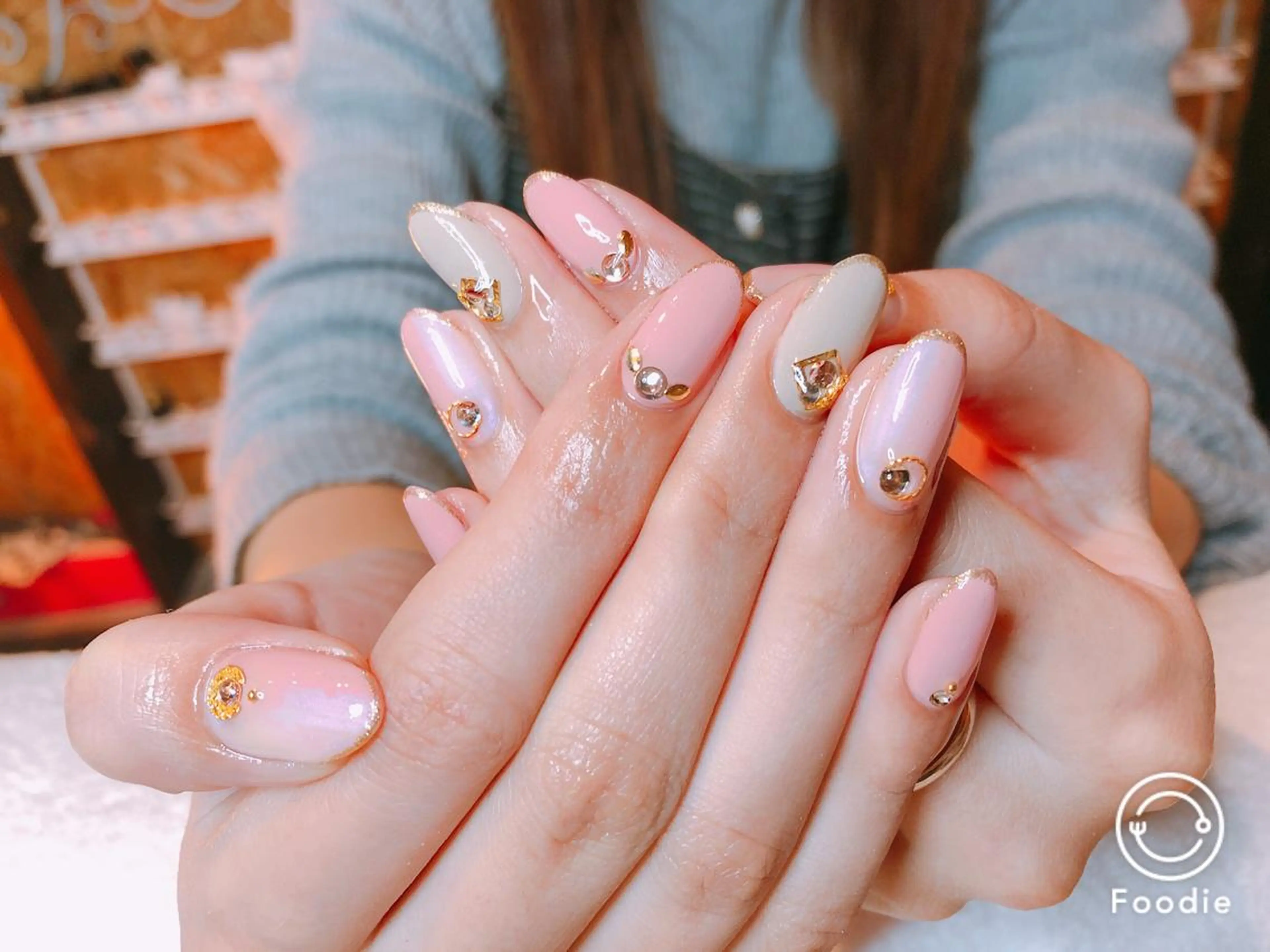 ロング ネイル 長さ出し専門 nynaのネイルデザイン