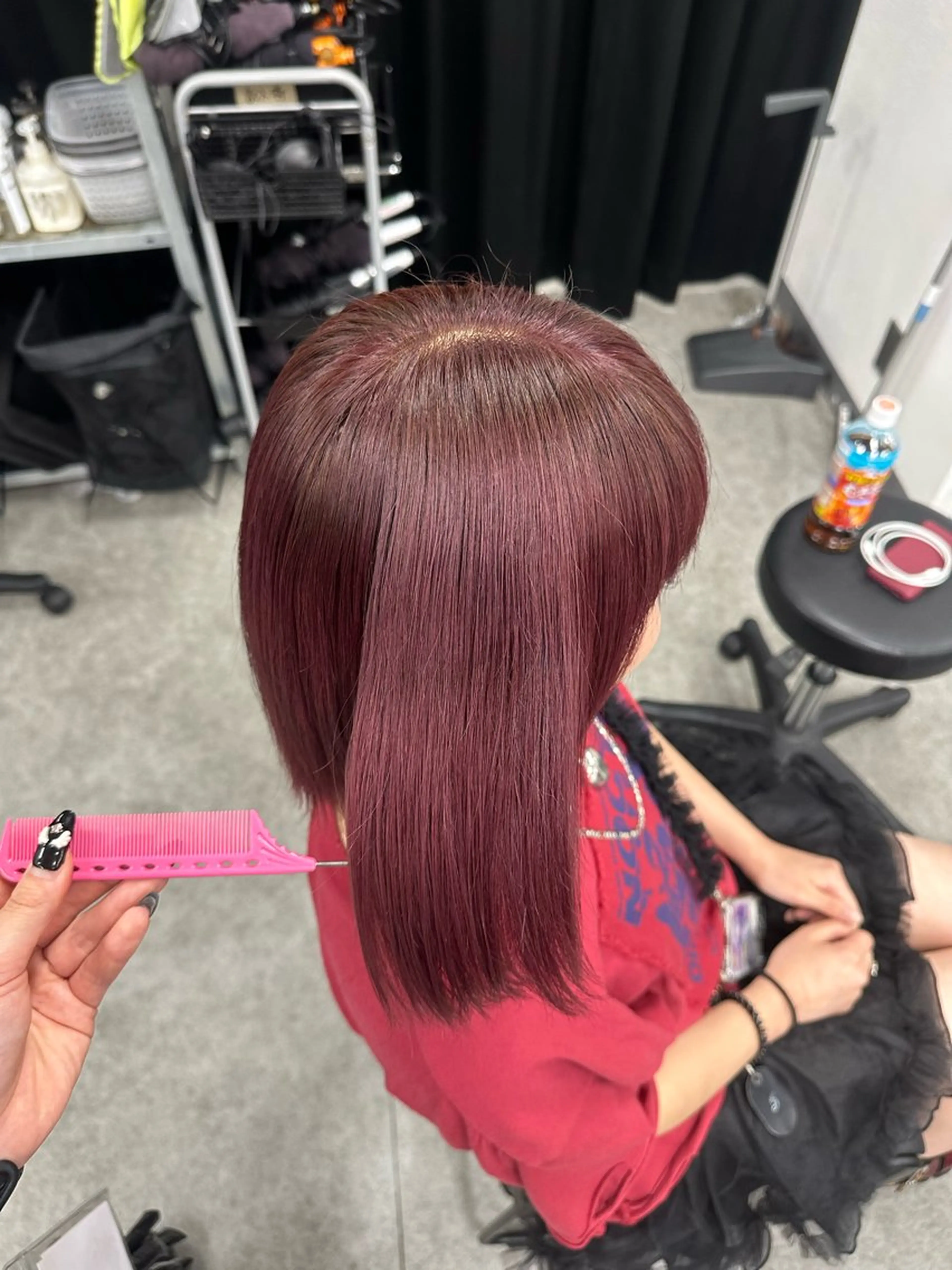 カラー 透ける透明感カラー 🎀anju/渋谷のヘアスタイル