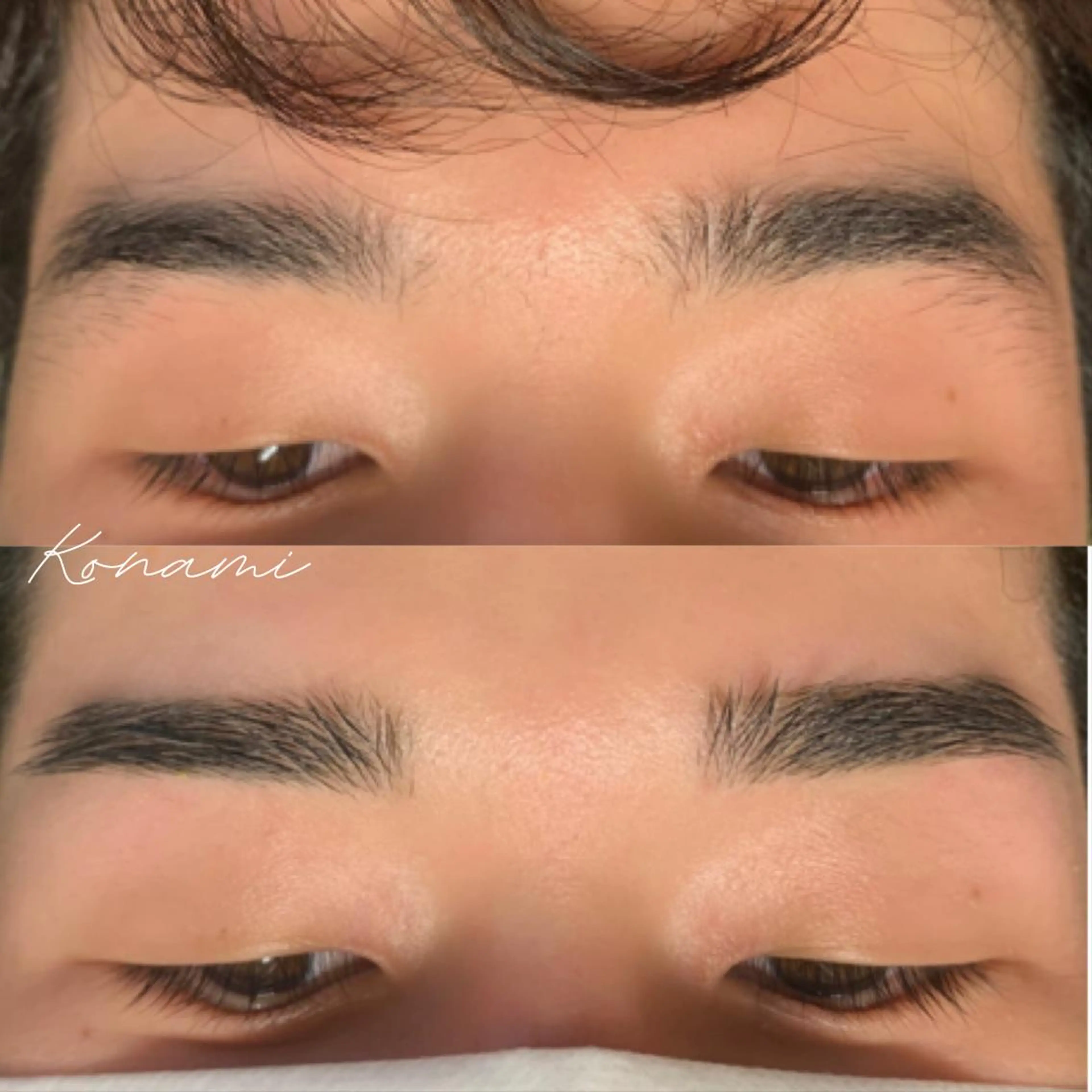 アイブロウ メンズアイブロウ シードリン 府内店 小波のヘアスタイル