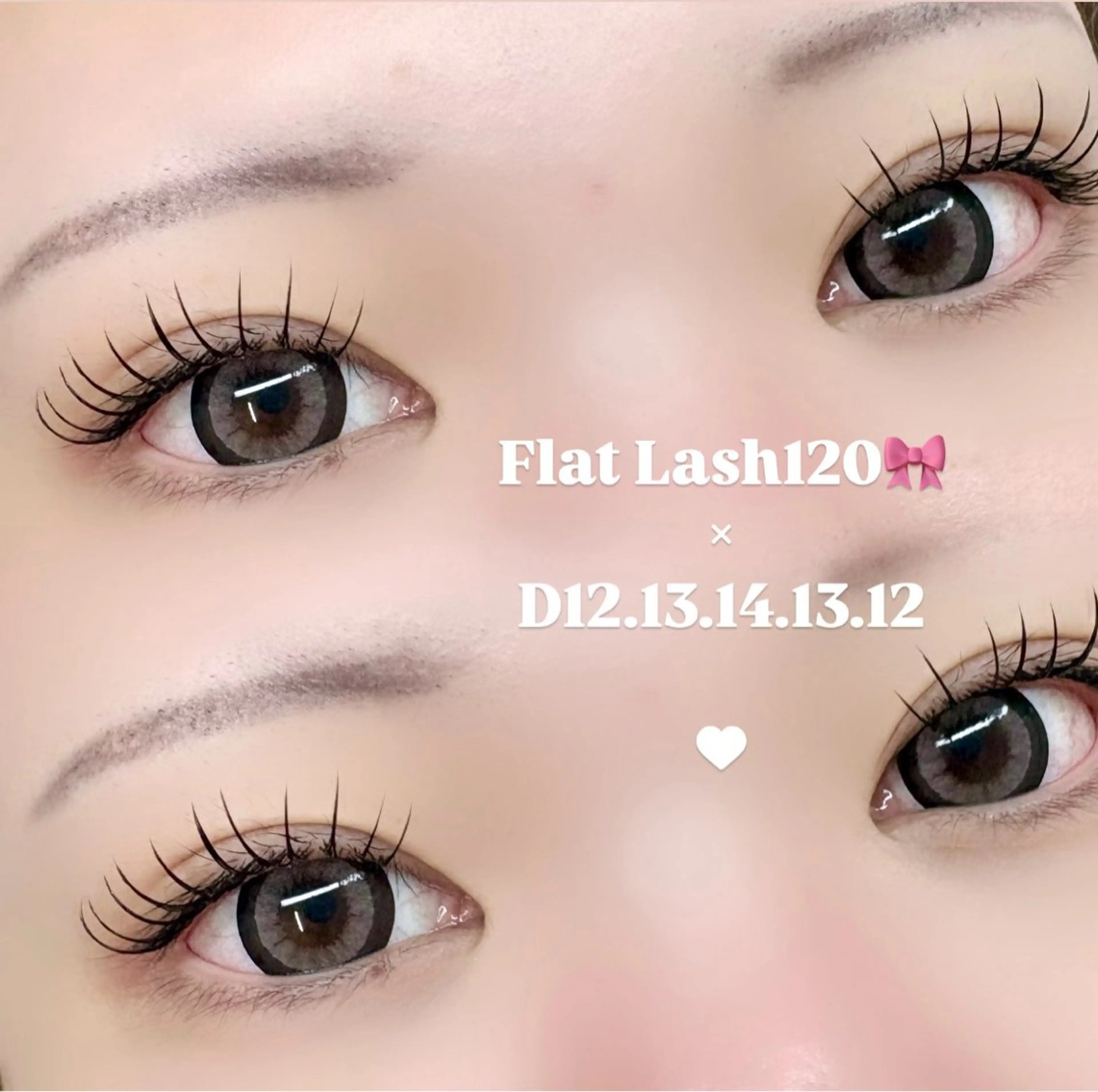 マツエク・マツパ フラットラッシュ ‎🤍nabi 代官山/渋谷/恵比寿のマツエク・マツパデザイン