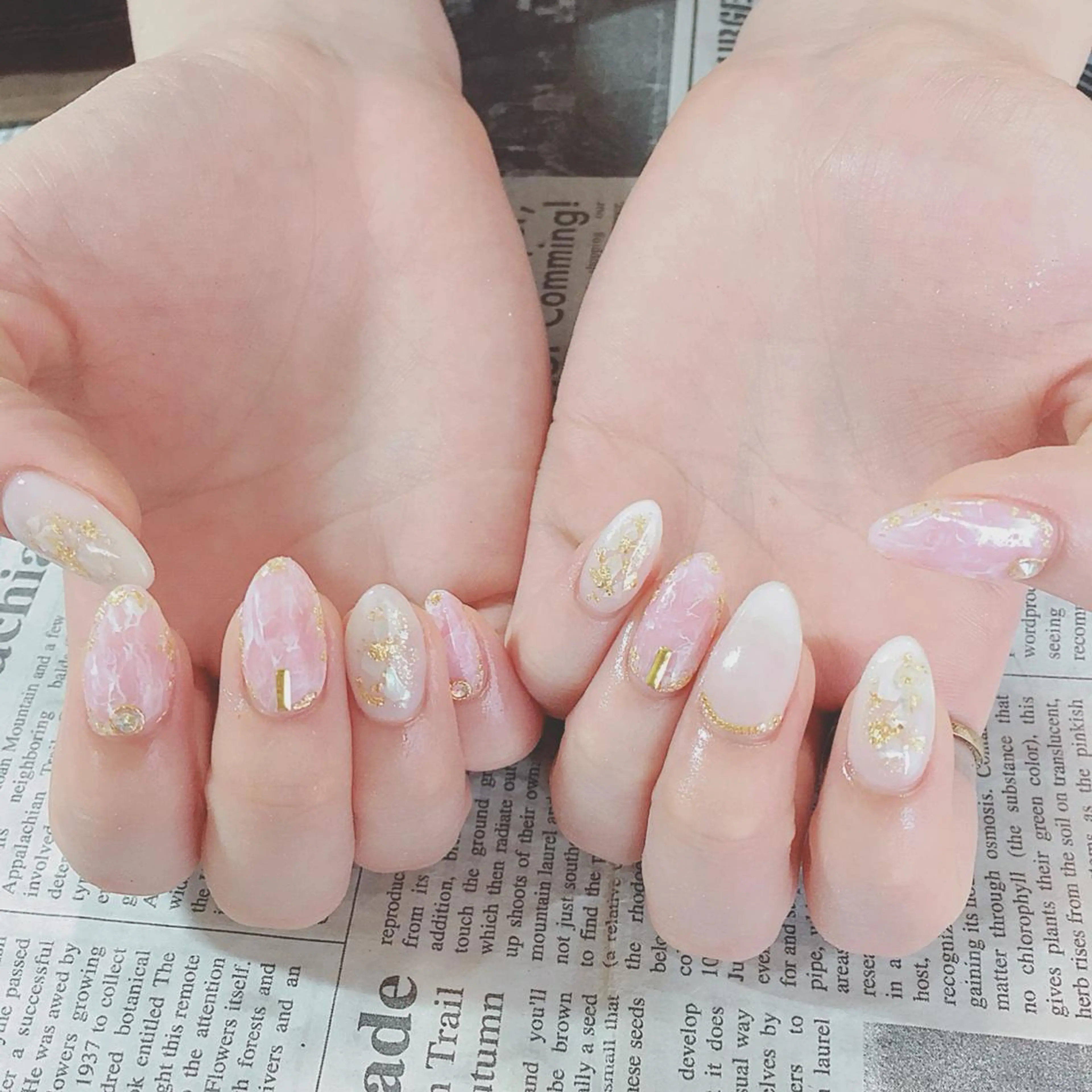 ネイル ハンドネイル ハンドケア 森山 舞のネイルデザイン