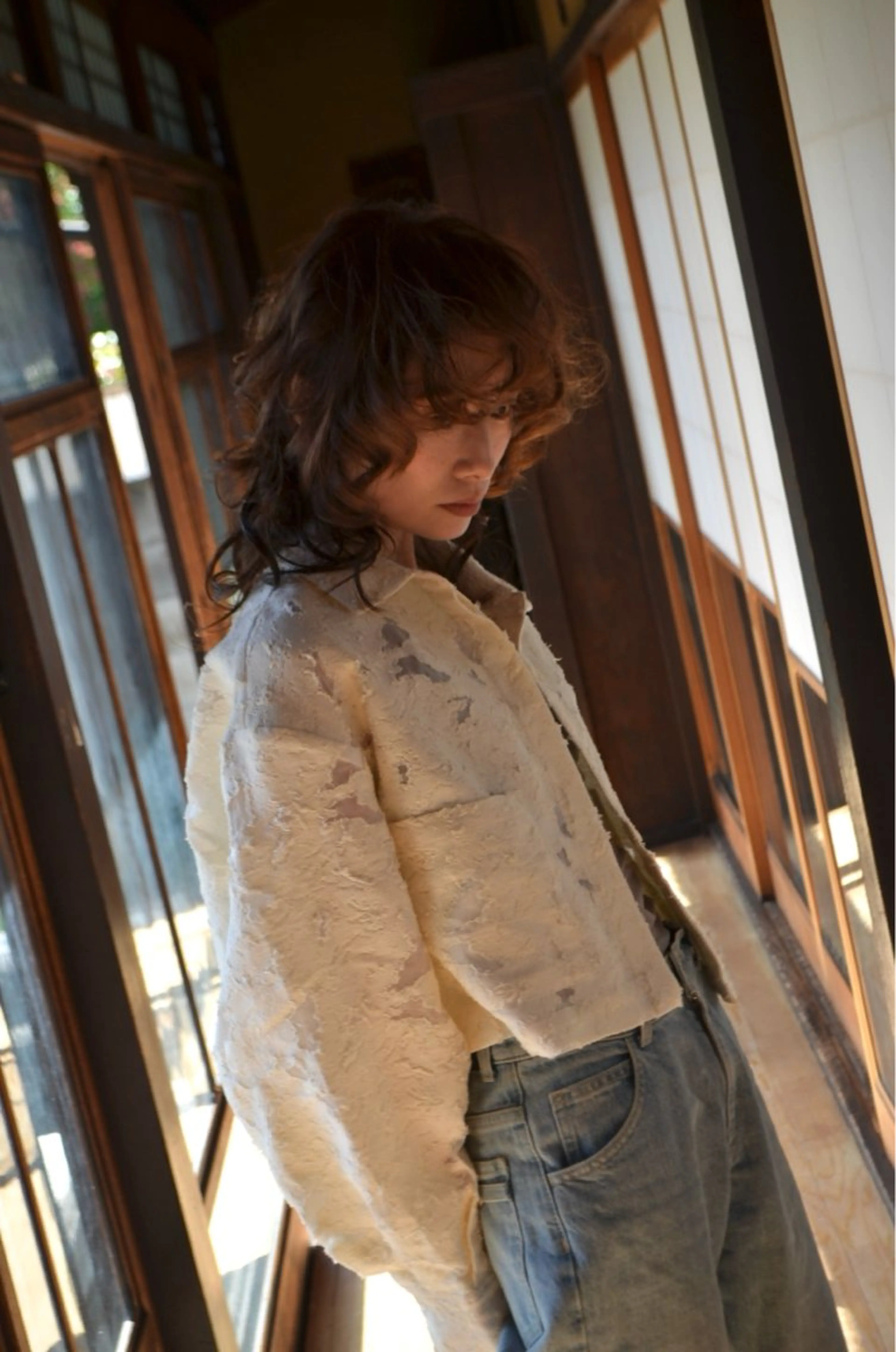 ミディアム カット ヘアカラー パーマ 縮毛矯正 トリートメント ヘッドスパ ヘアセット 福西晃希 【艶髪・髪質改善】のヘアスタイル