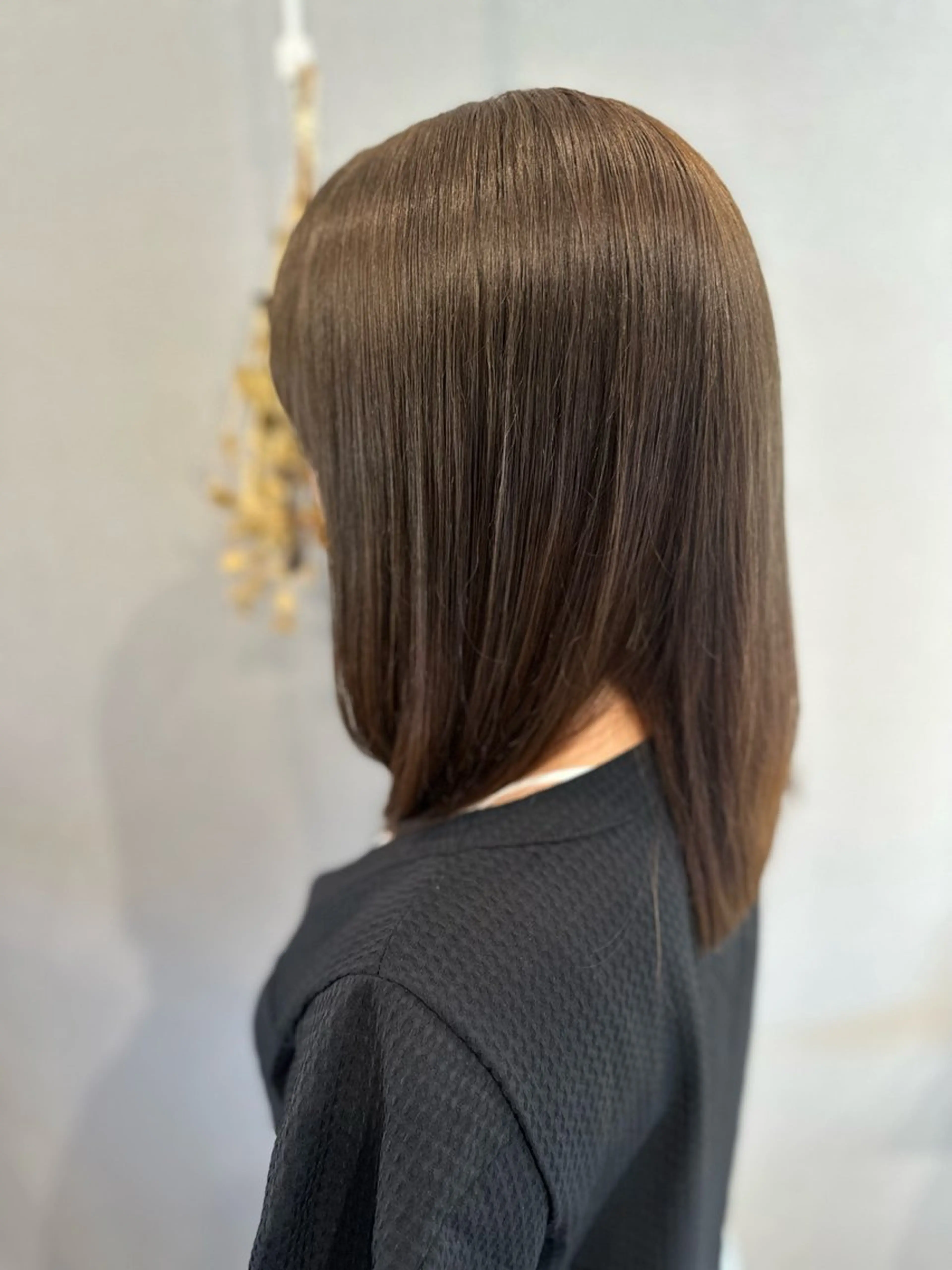 ミディアム カット ヘアカラー トリートメント K Harukaのヘアスタイル