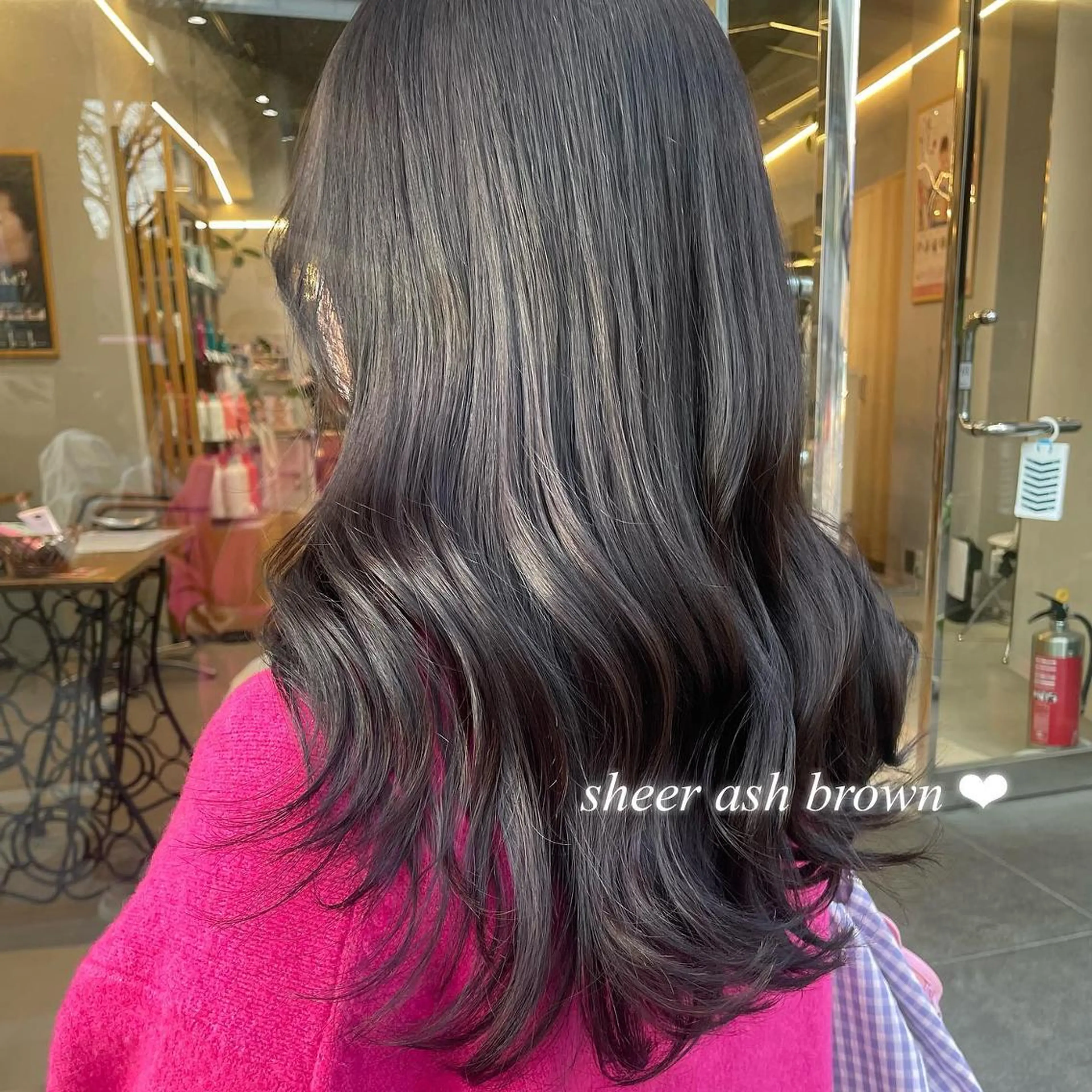 カラー ヘアアレンジ ブリーチ 透明感カラー ブリーチなしカラー 𝙢𝙞𝙮𝙪🎀 girly hairのヘアスタイル