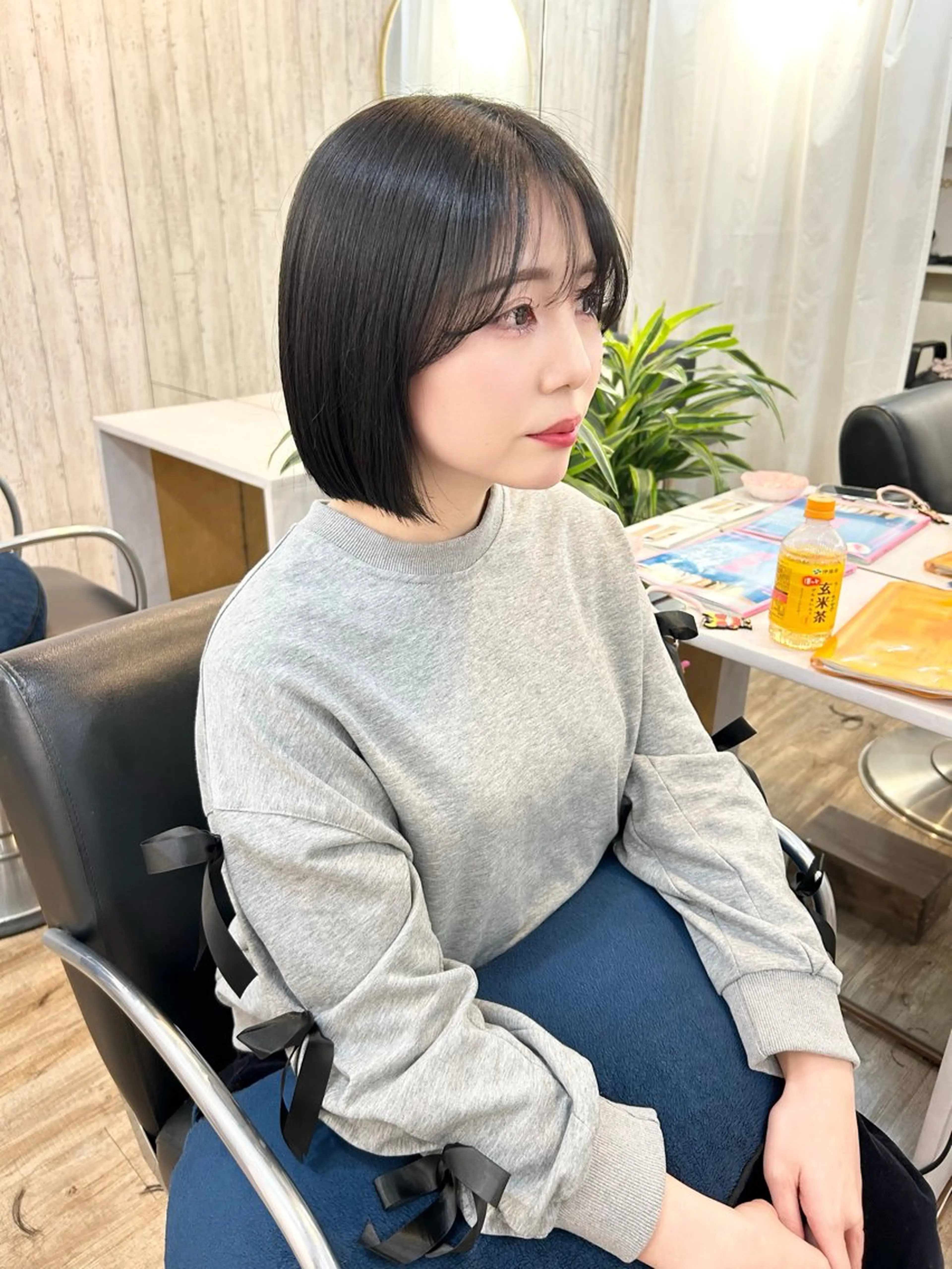 カット（骨格診断なし）＋【高濃度ケラチン配合】髪質改善カラー＋『髪質再生』バイカルテトリートメントの写真