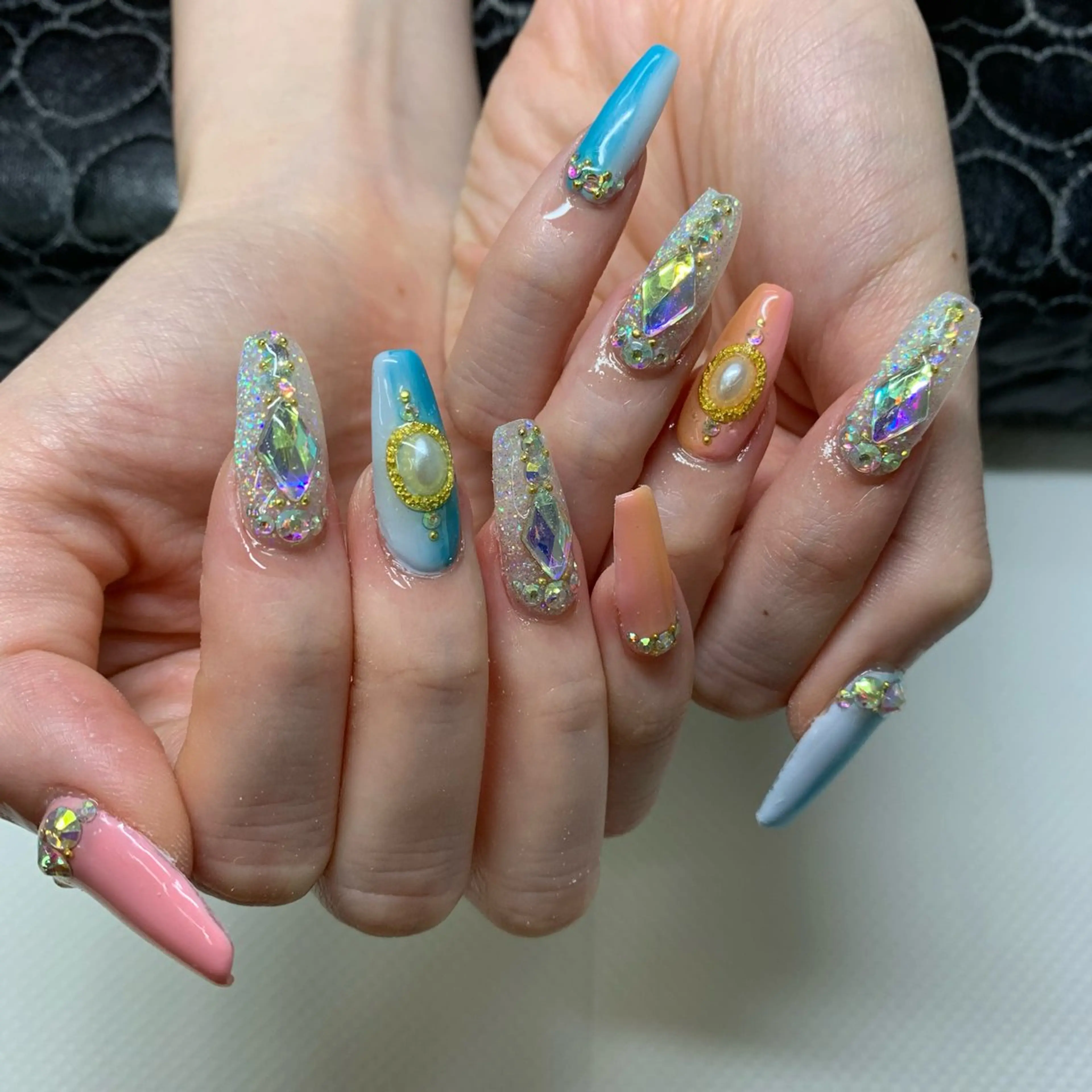 ネイル アートネイル 持ち込み my nail plus野江内代のネイルデザイン