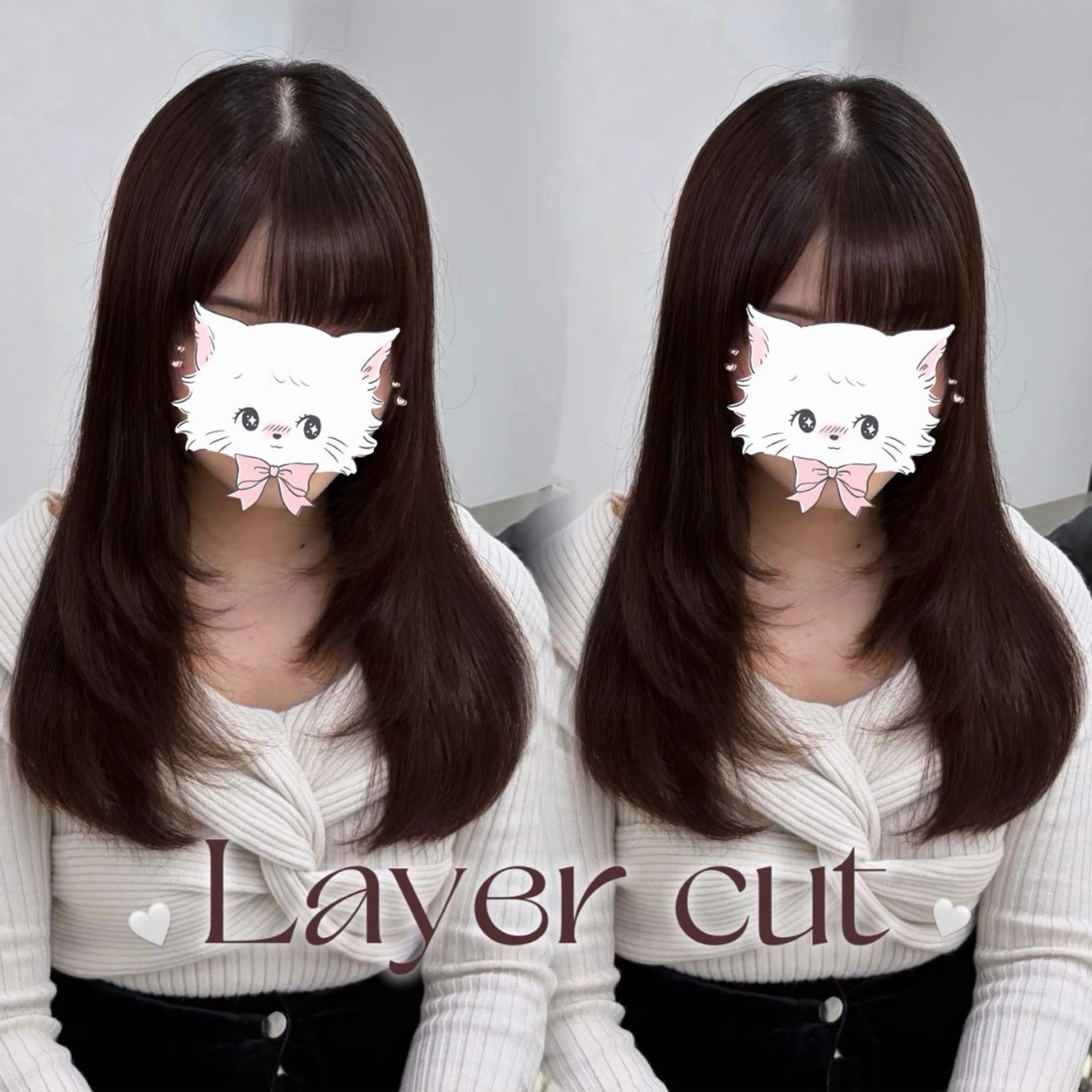 ロング レイヤーカット yurina🩰新宿 艶カラー・アレンジのヘアスタイル