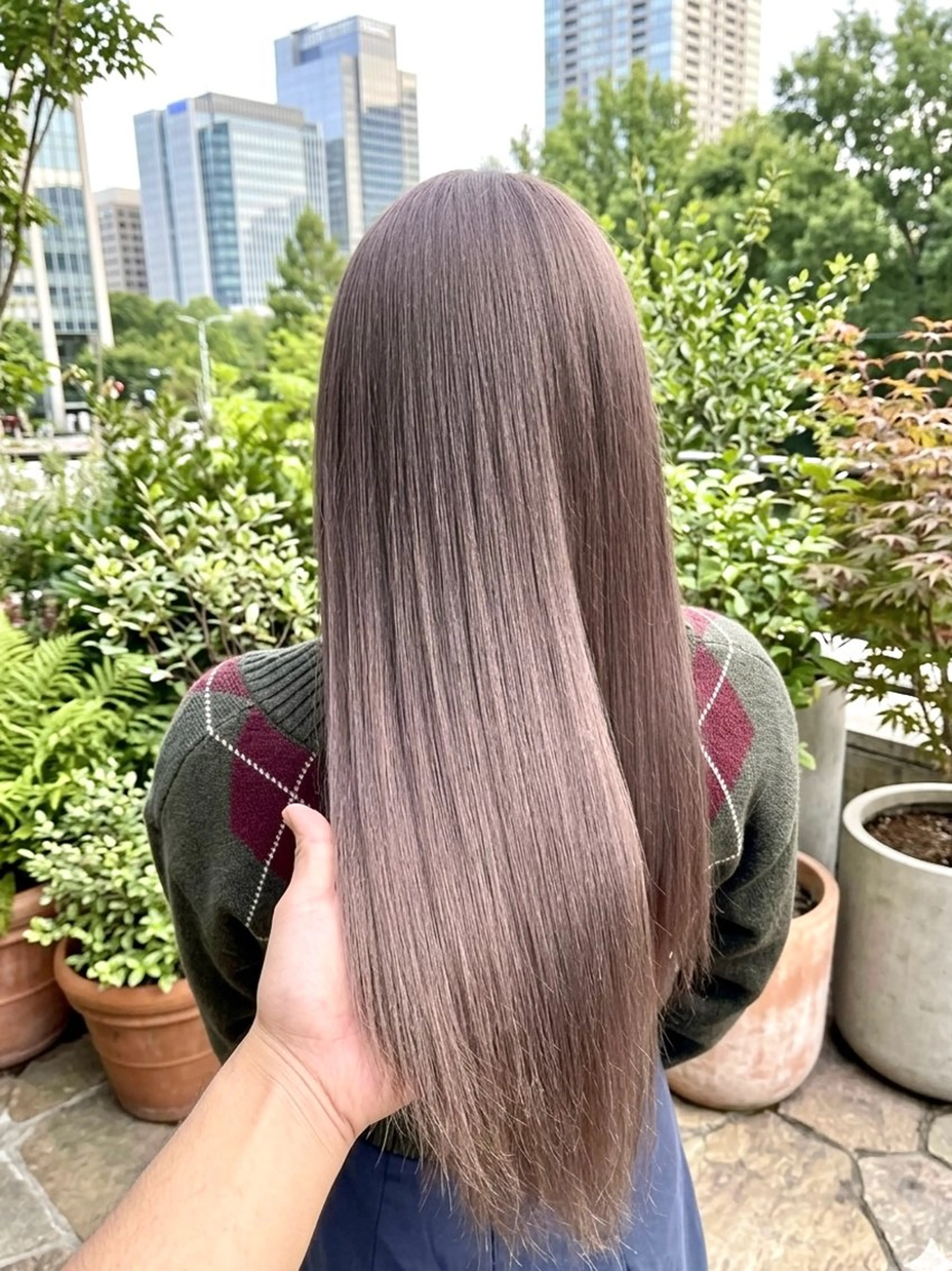 〔大特価💎このメニューで間違いなし🌿〕カット&1カラー&ULTOWA髪質改善フルコース&ナノスチームTRの写真