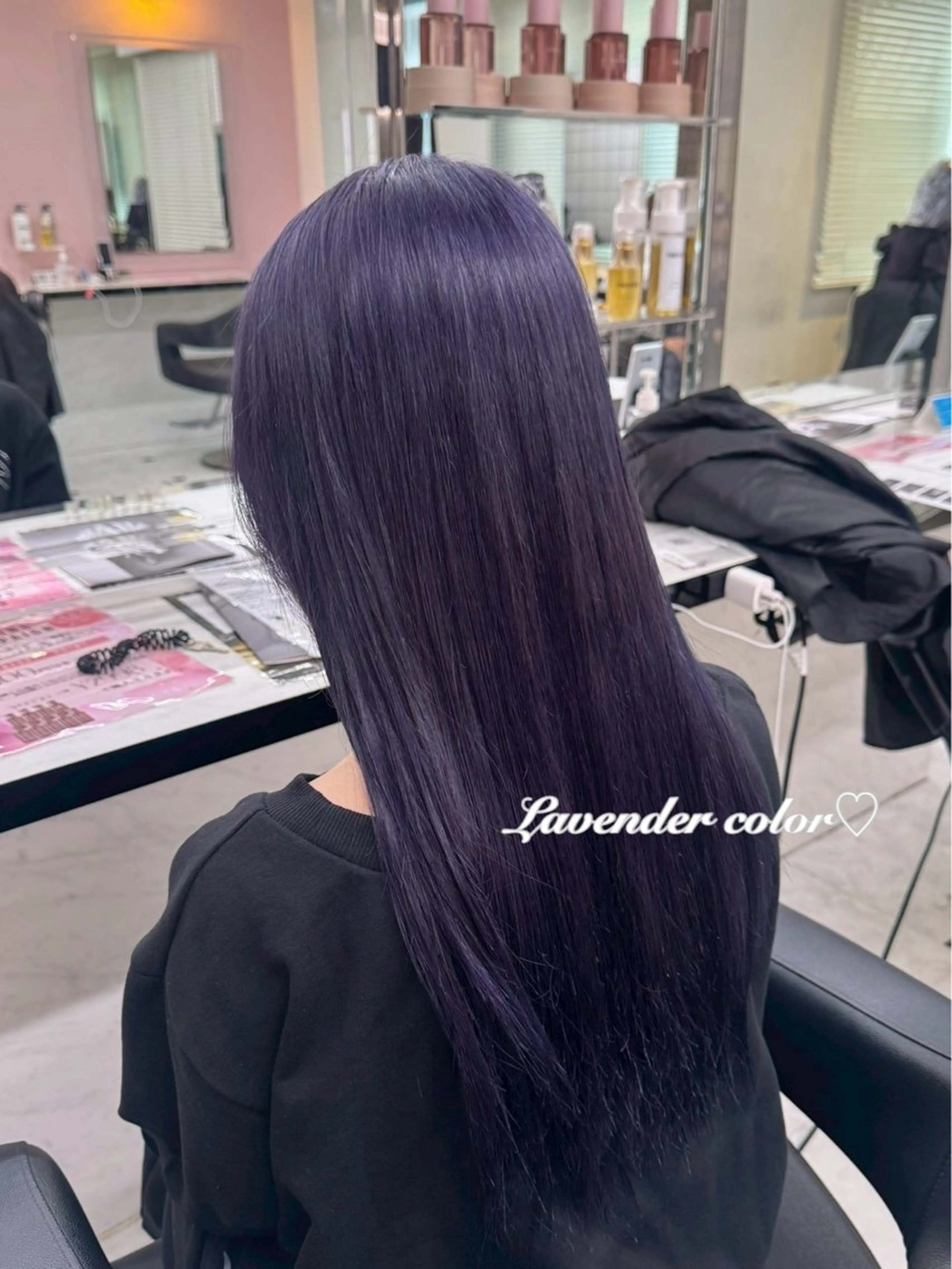 セミロング カラー 韓国系ハイトーン 🎀Nanamiのヘアスタイル