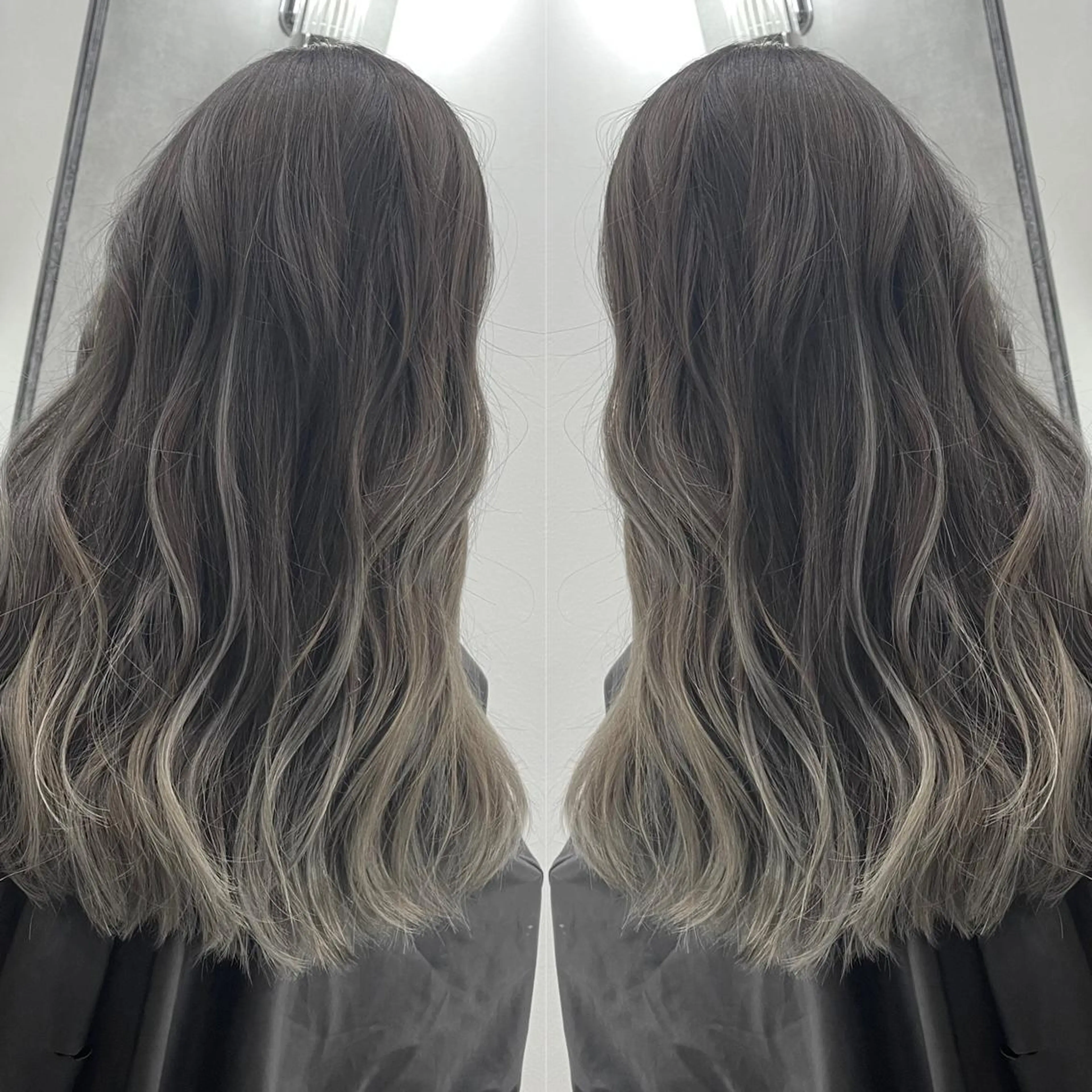 ロング ボブ ハイライト レイヤーカット ヘアカラー RAWR Hair Brio所属・髪質改善/ブリーチ /ユウキ🫧🌸のヘアスタイル