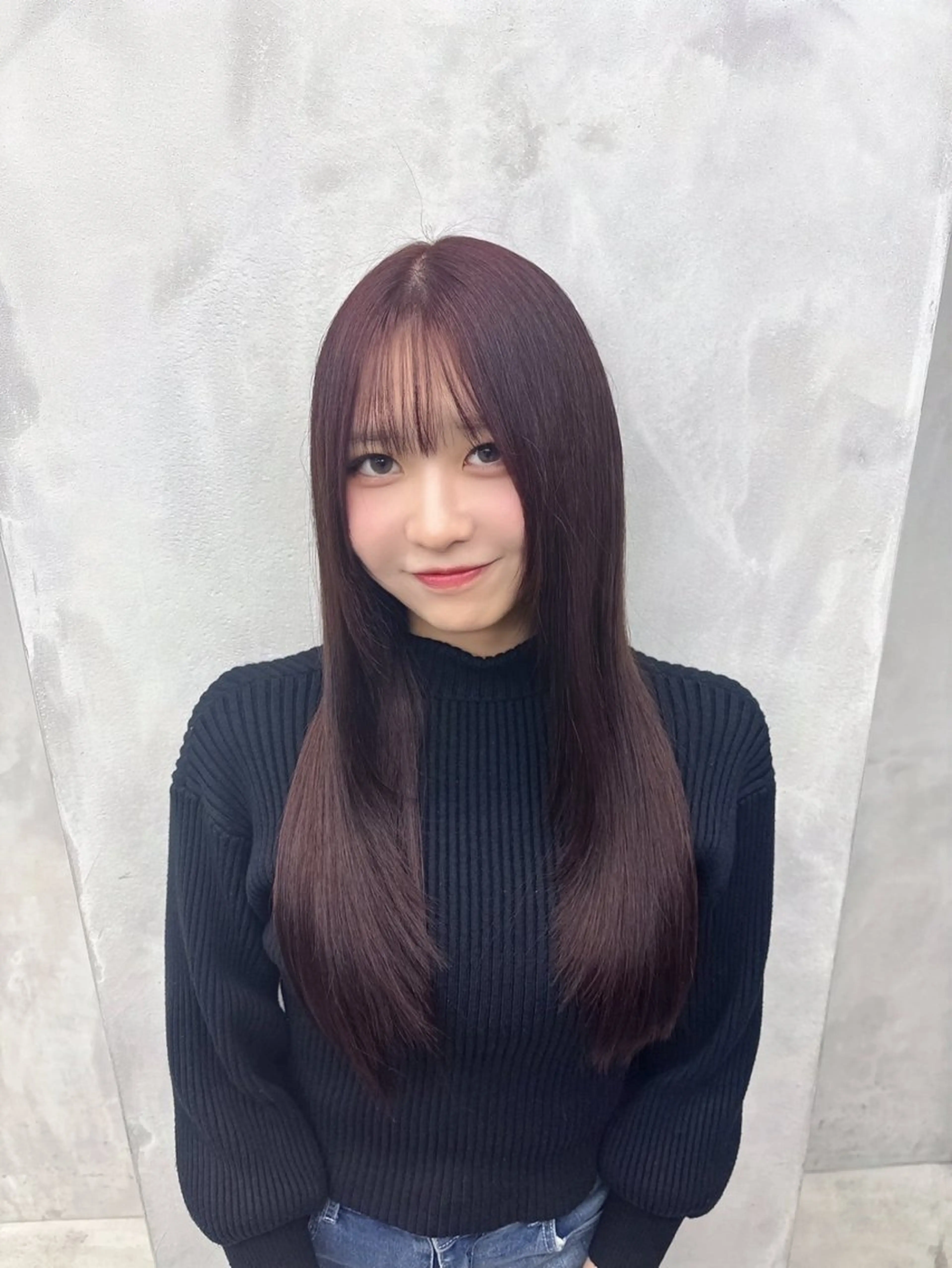 セミロング カラー シールエクステ ブリーチ ダブルカラー イヤリングカラー ハイライトカラー 🧸髪質改善ケアカラ ー/アイドル前髪🧸のヘアスタイル