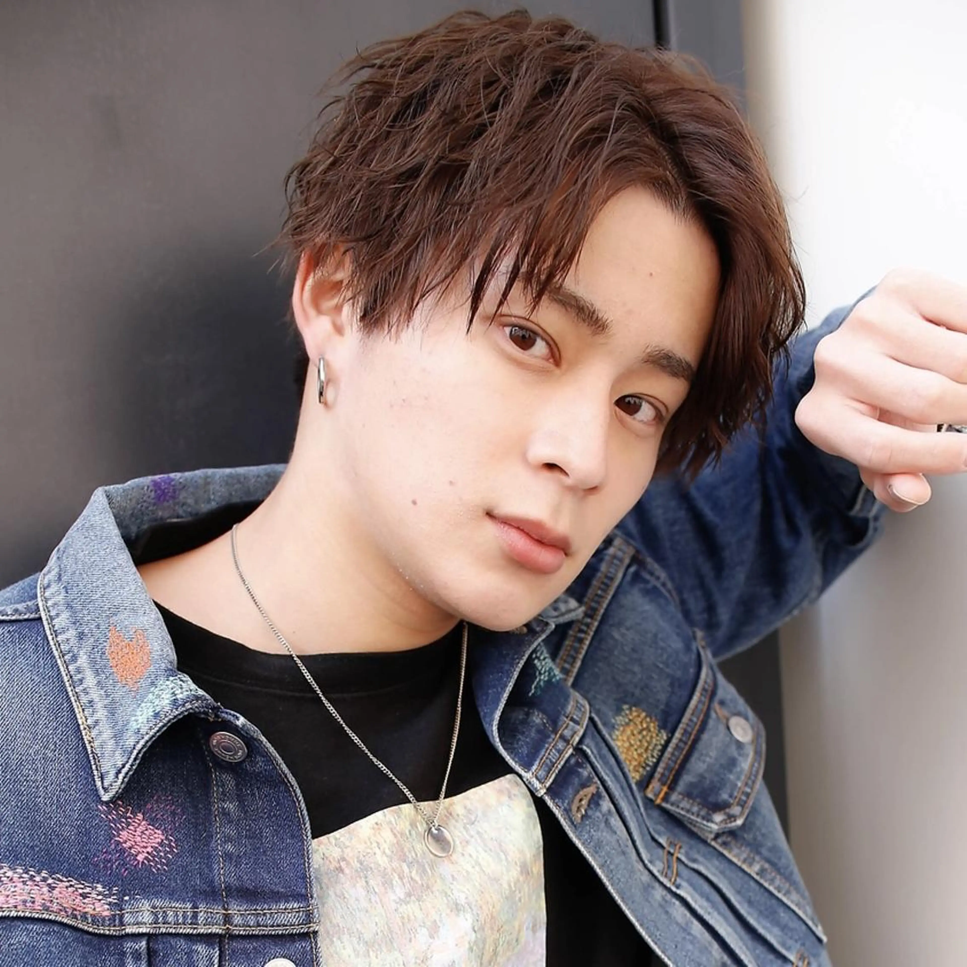 メンズ カラー パーマ カット パーマ Mens salon ANDYのヘアスタイル