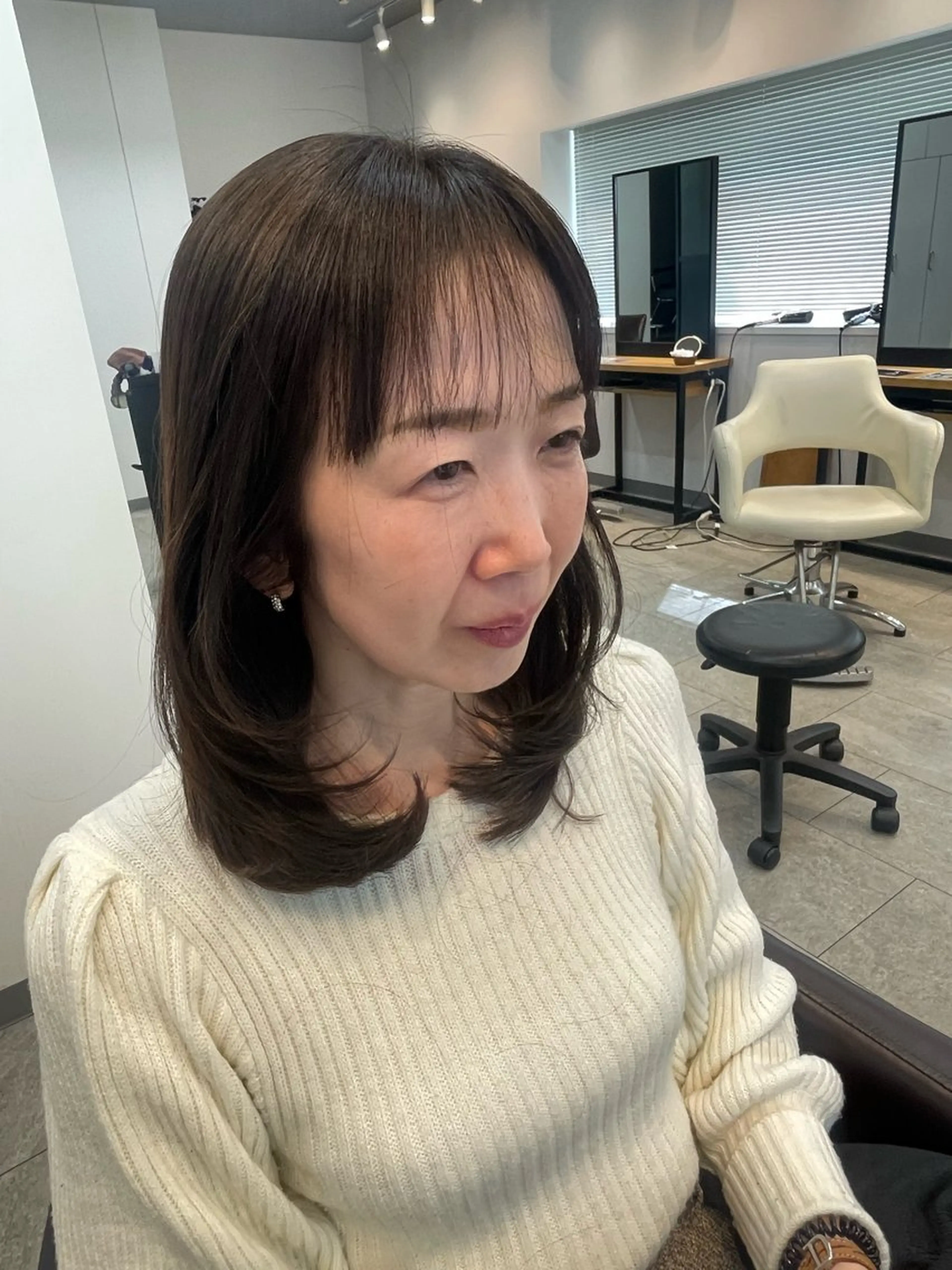 ミディアム ミディアム/ボブ 六本木/佐藤ゆり🎀のヘアスタイル