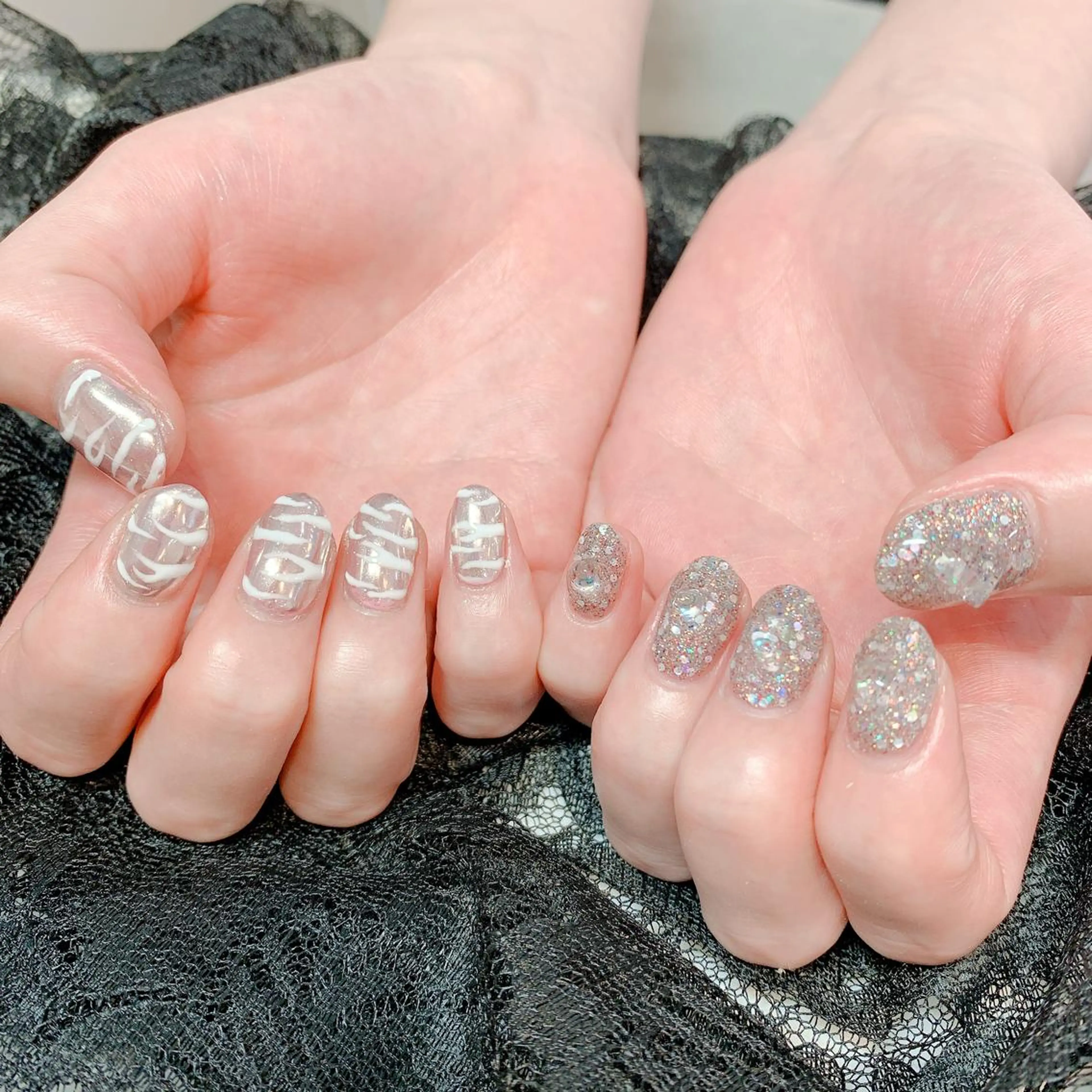 ネイル 極艶透明感カラー🐰 髪質改善/出雲つぐみのヘアスタイル