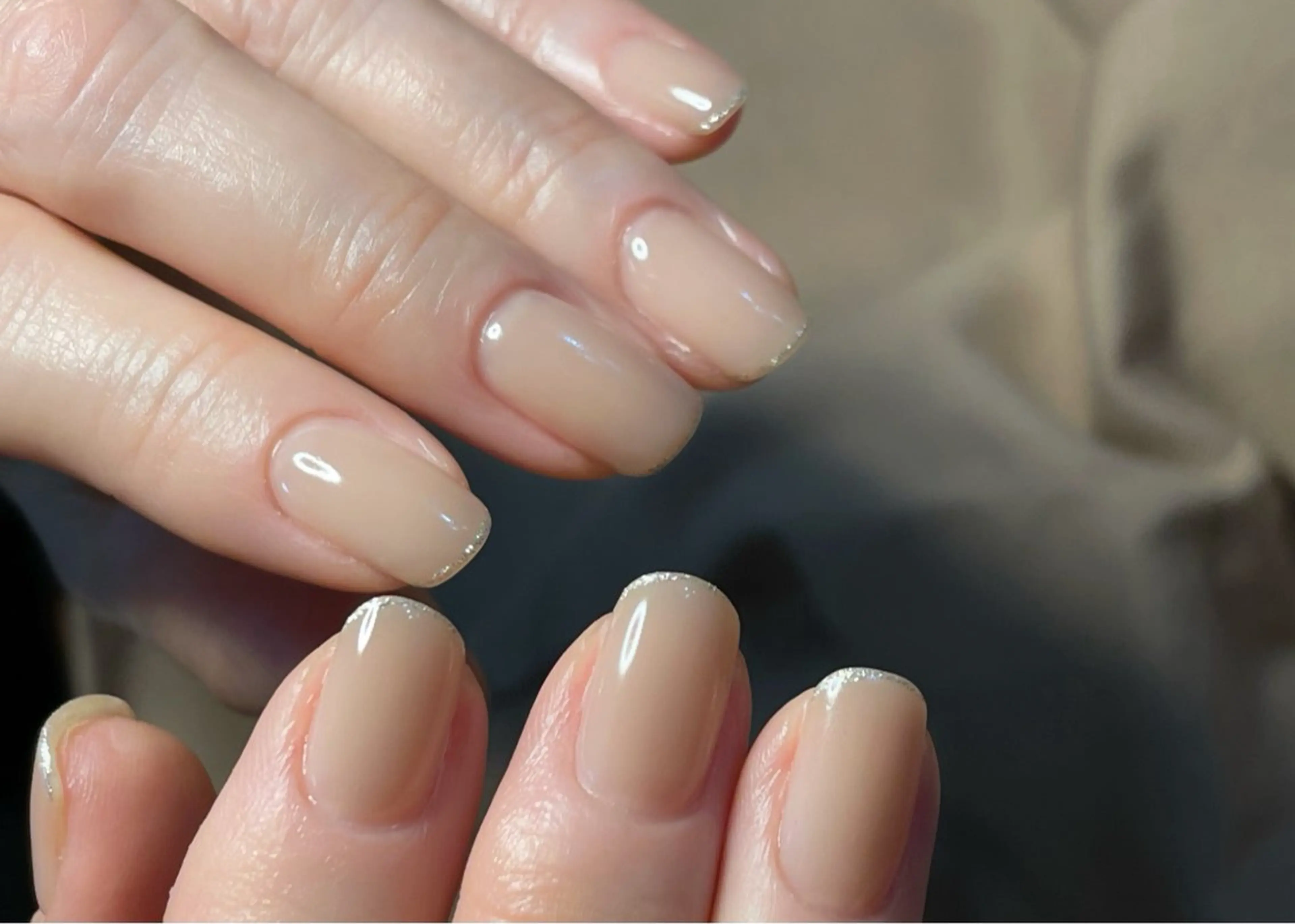 ネイル グラデーション ラメ(グリッター) ハンドネイル nail 6.のネイルデザイン