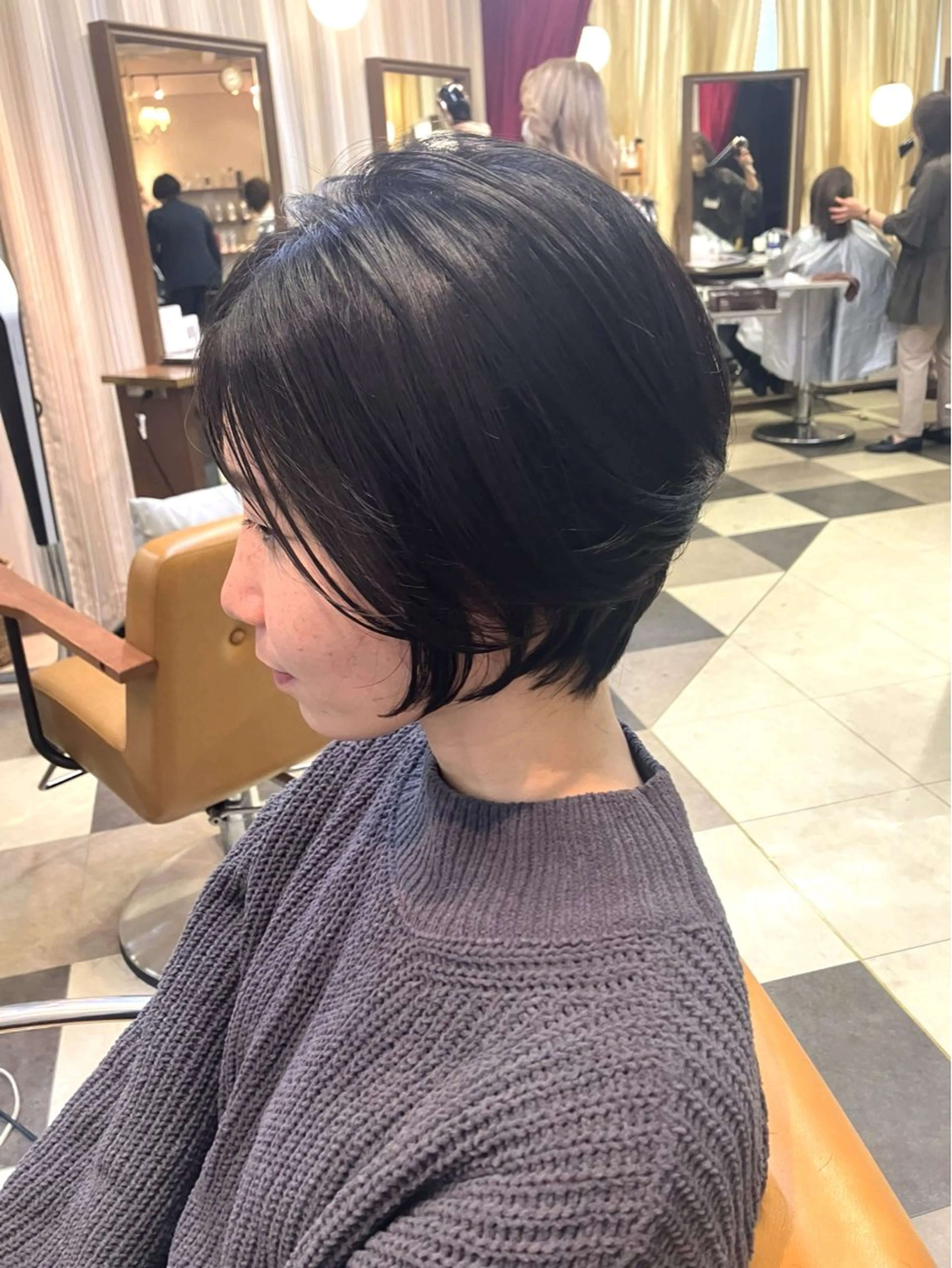ショート ショートヘア 阿部 雲母のヘアスタイル