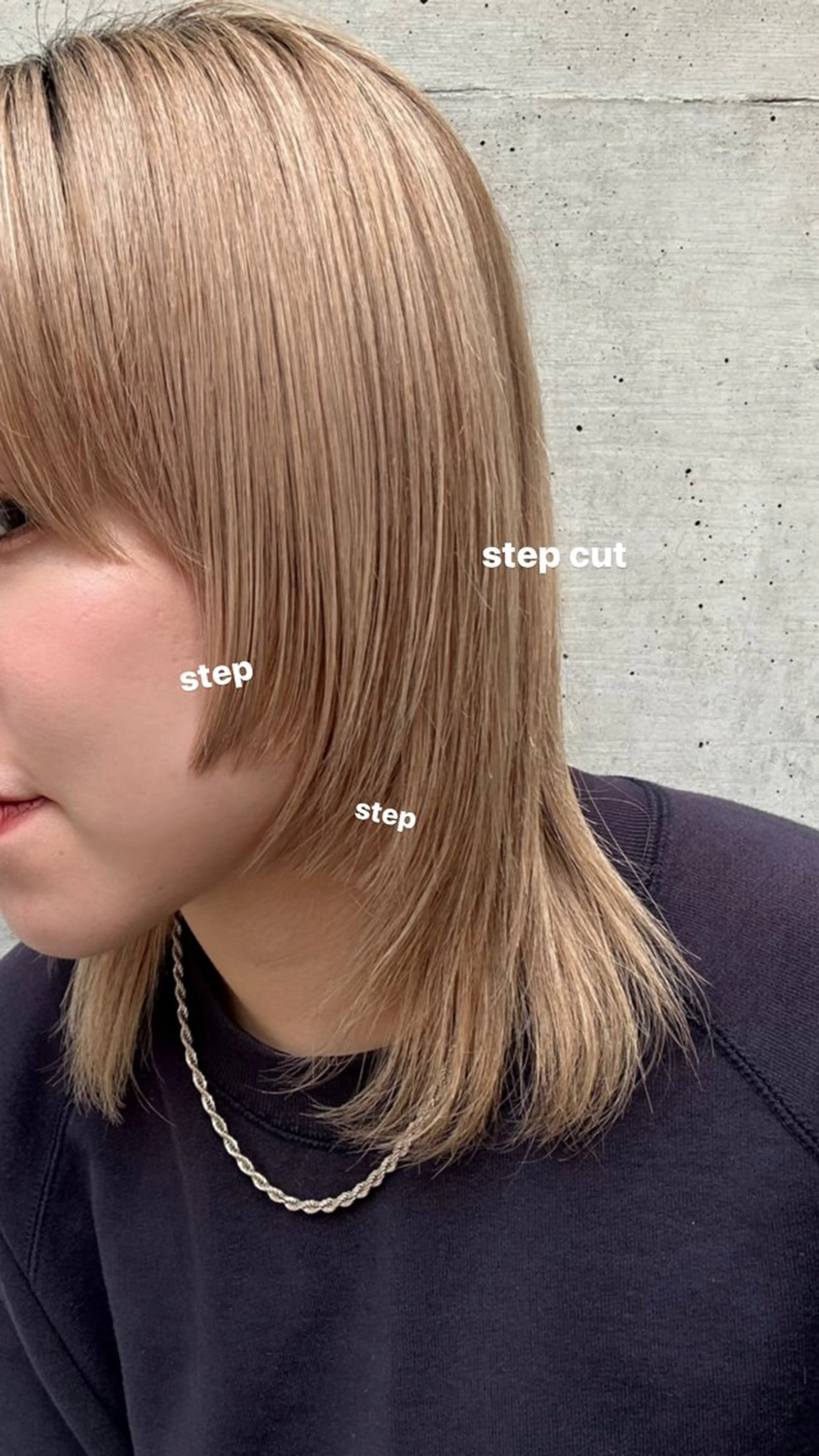 ミディアム 韓国レイヤーカット/ 艶カラー/ noaのヘアスタイル