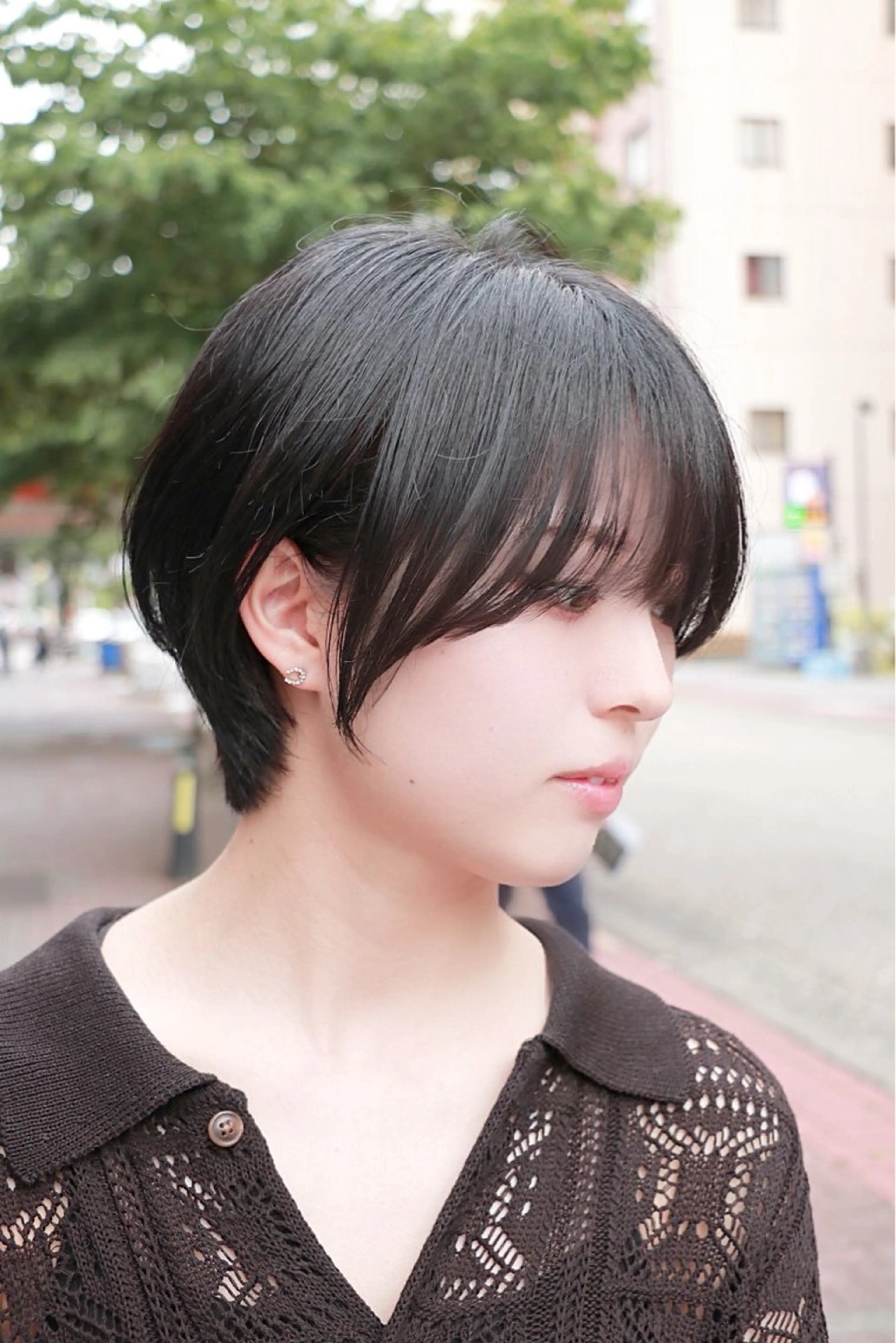 ショート ショートボブ ボブ ショートヘア カット トリートメント ショート/レイヤー/ ボブ/安本和史のヘアスタイル