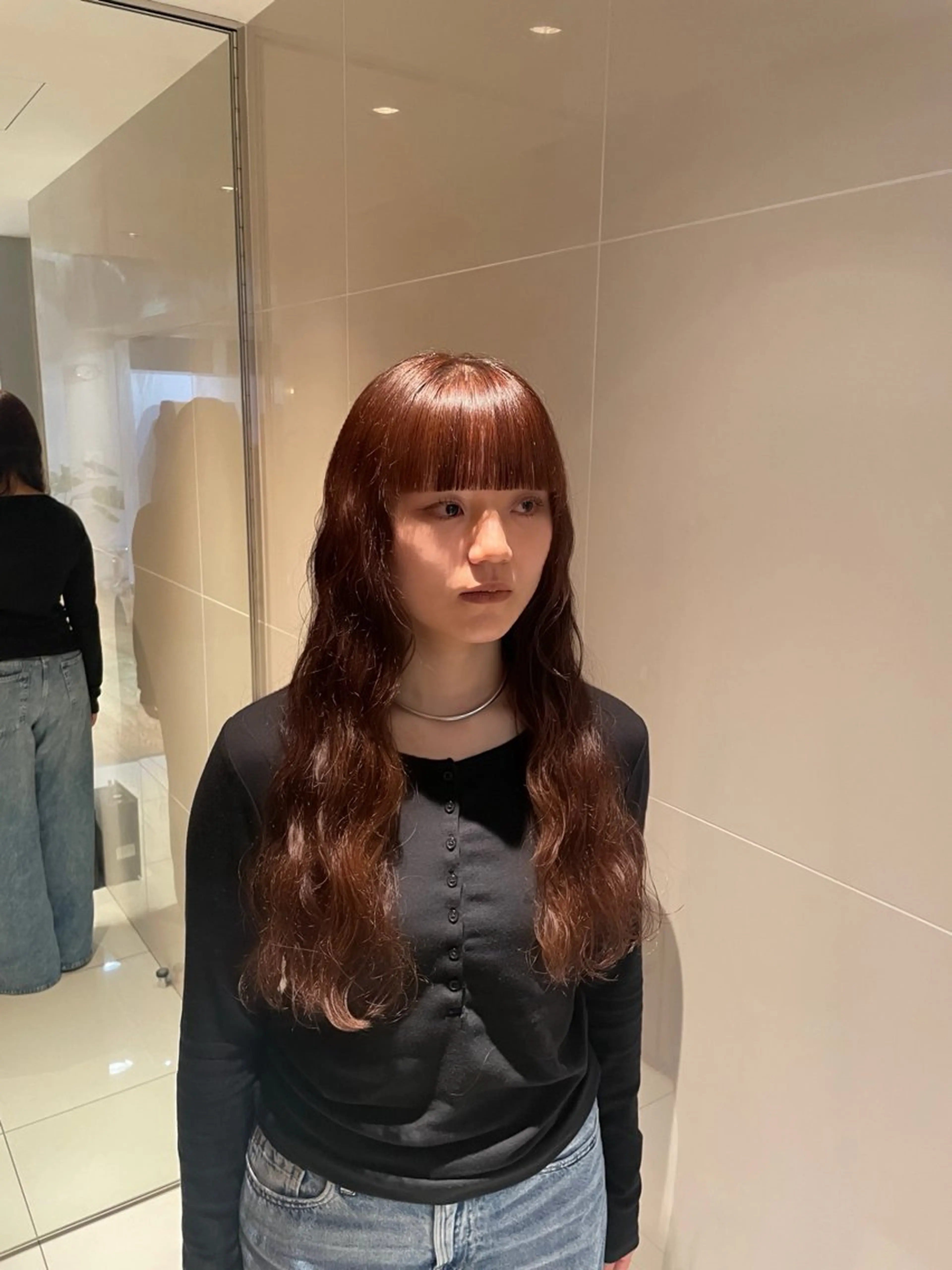 ロング ヘアカラー 縮毛矯正/レイヤー 🌙児玉光瑠のヘアスタイル