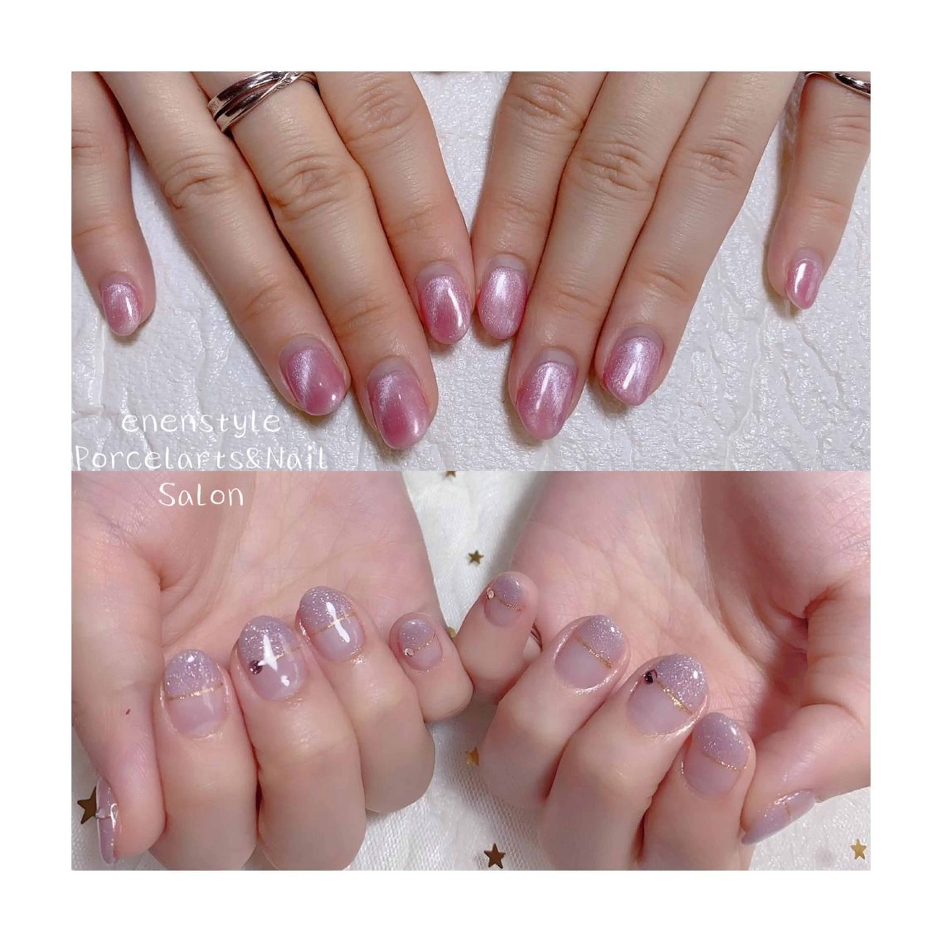 ショート ネイル ジェルネイル ニュアンスネイル オフィスネイル ワンカラーネイル パラジェル ハンドネイル 👑enen style👑のネイルデザイン