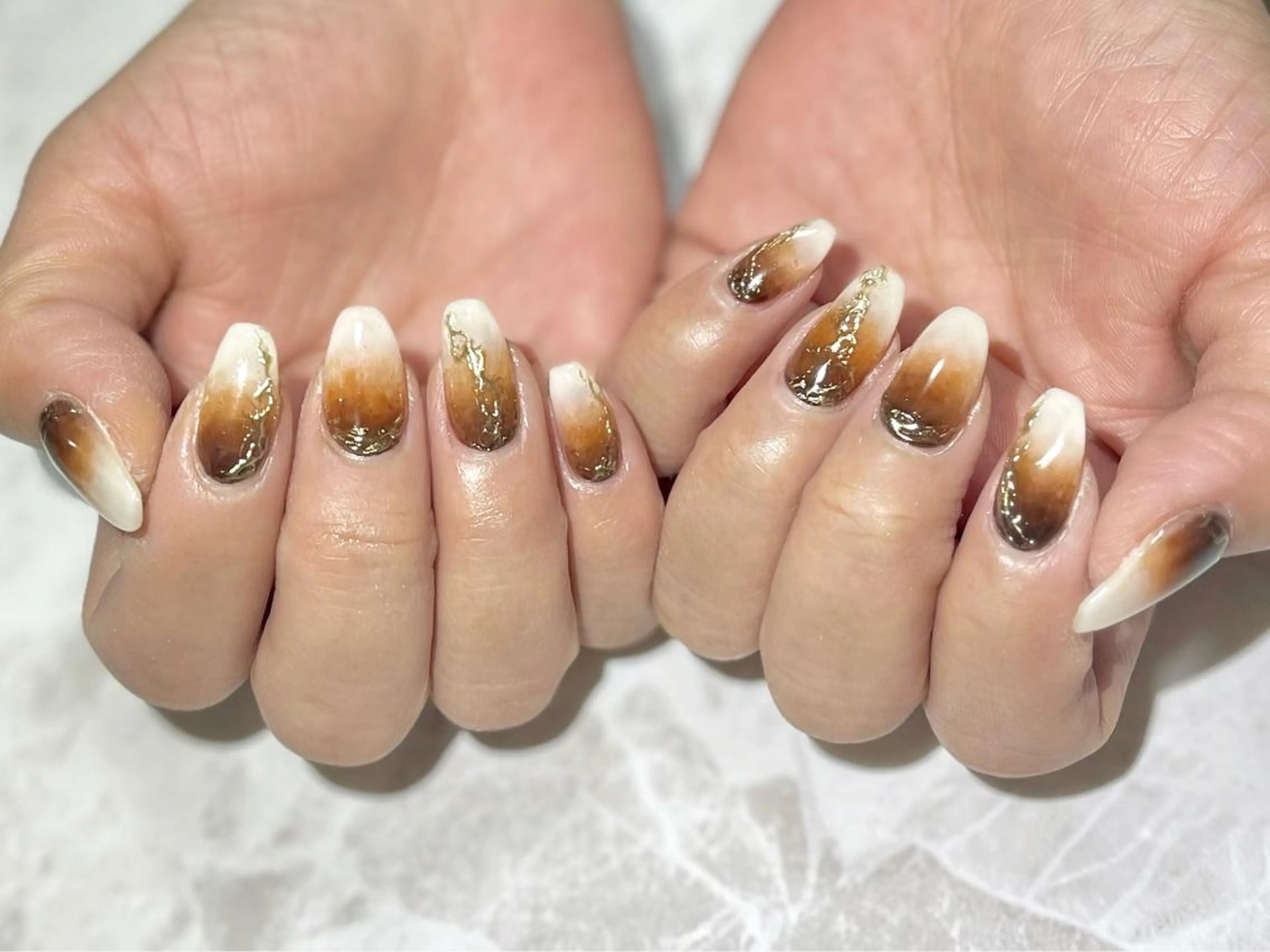 ネイル フットネイル グラデーション ニュアンスネイル シンプルネイル 春ネイル ネイル フフラ所属・nail fufla ♡yamane♡のネイルデザイン