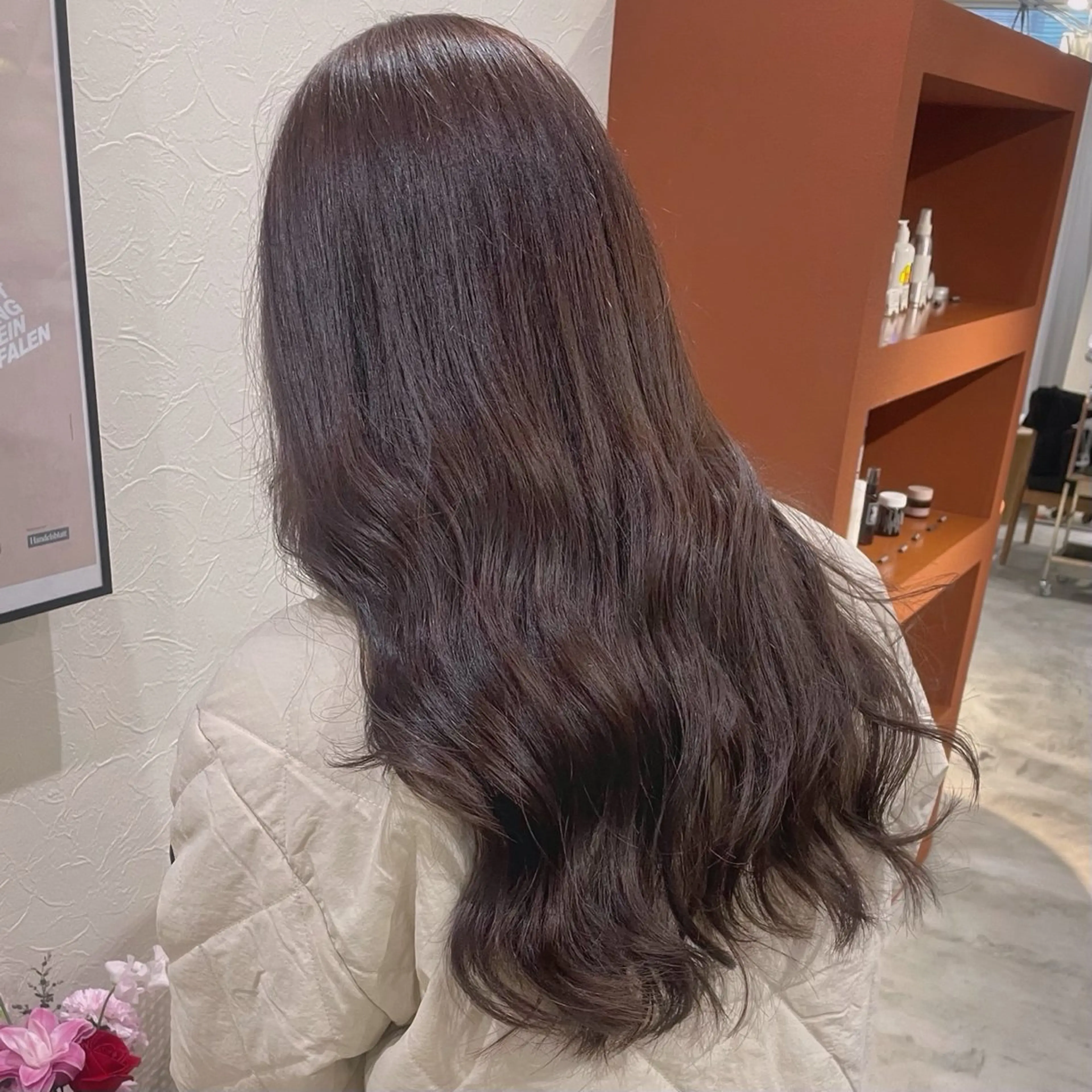 ロング カラー ブラウンカラー ラベンダーカラー ヘアカラー トリートメント ヘッドスパ 似合わせカラー×髪質 改善伏見/RIONAのヘアスタイル