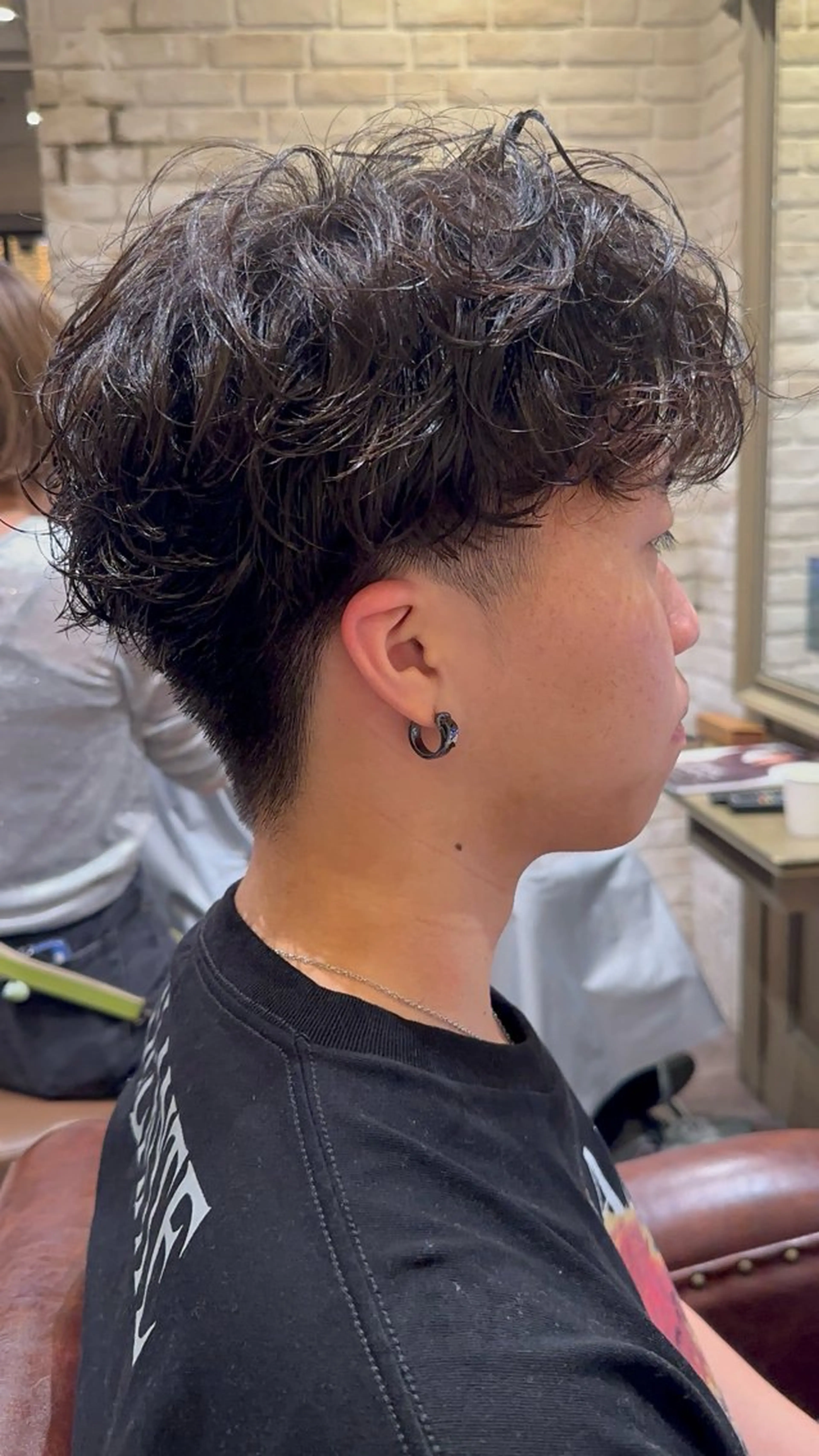 メンズ メンズパーマ 福島 立也のヘアスタイル