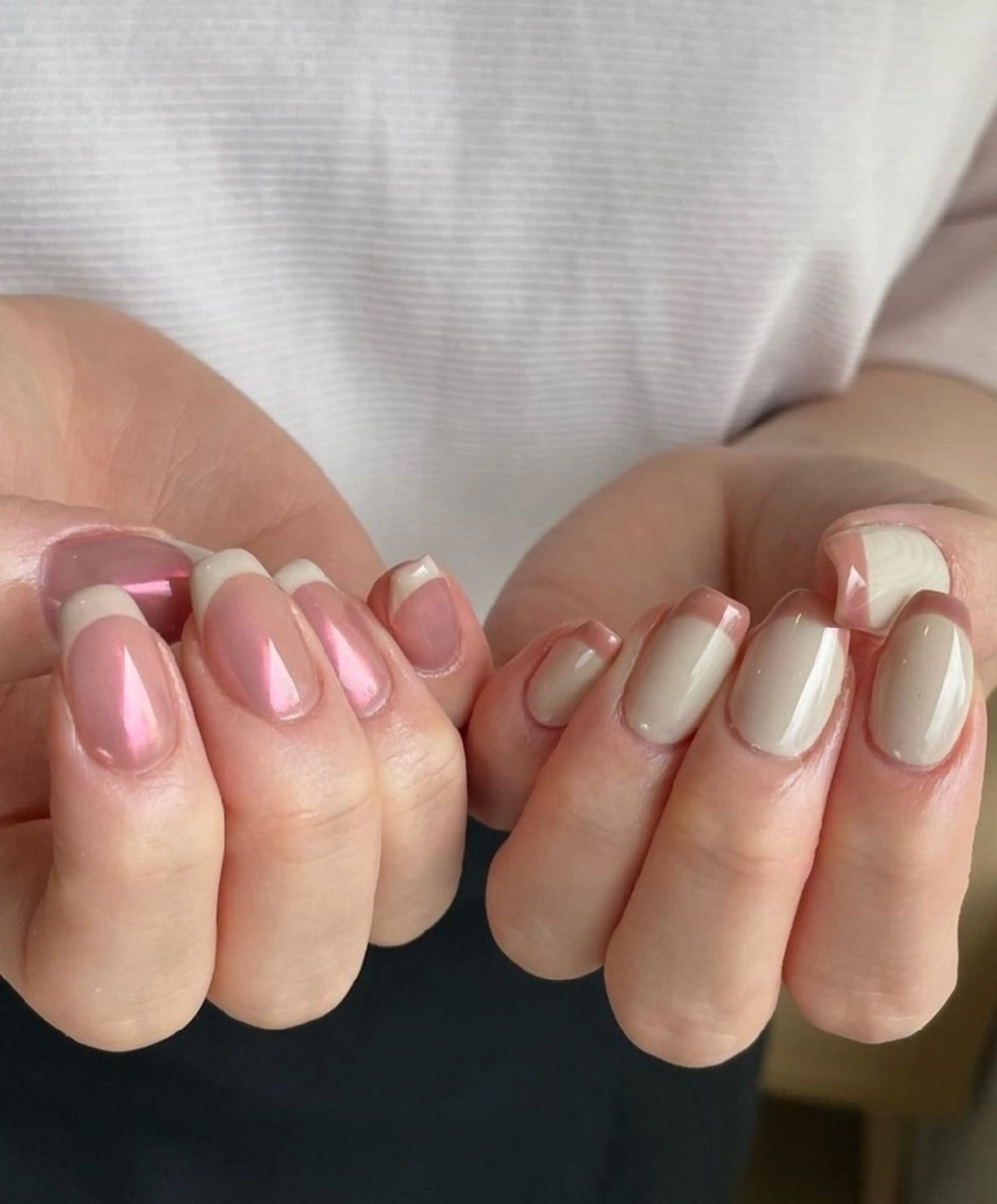 フレンチ（ベースカラー有）　　　　　　（オフ無し）の写真