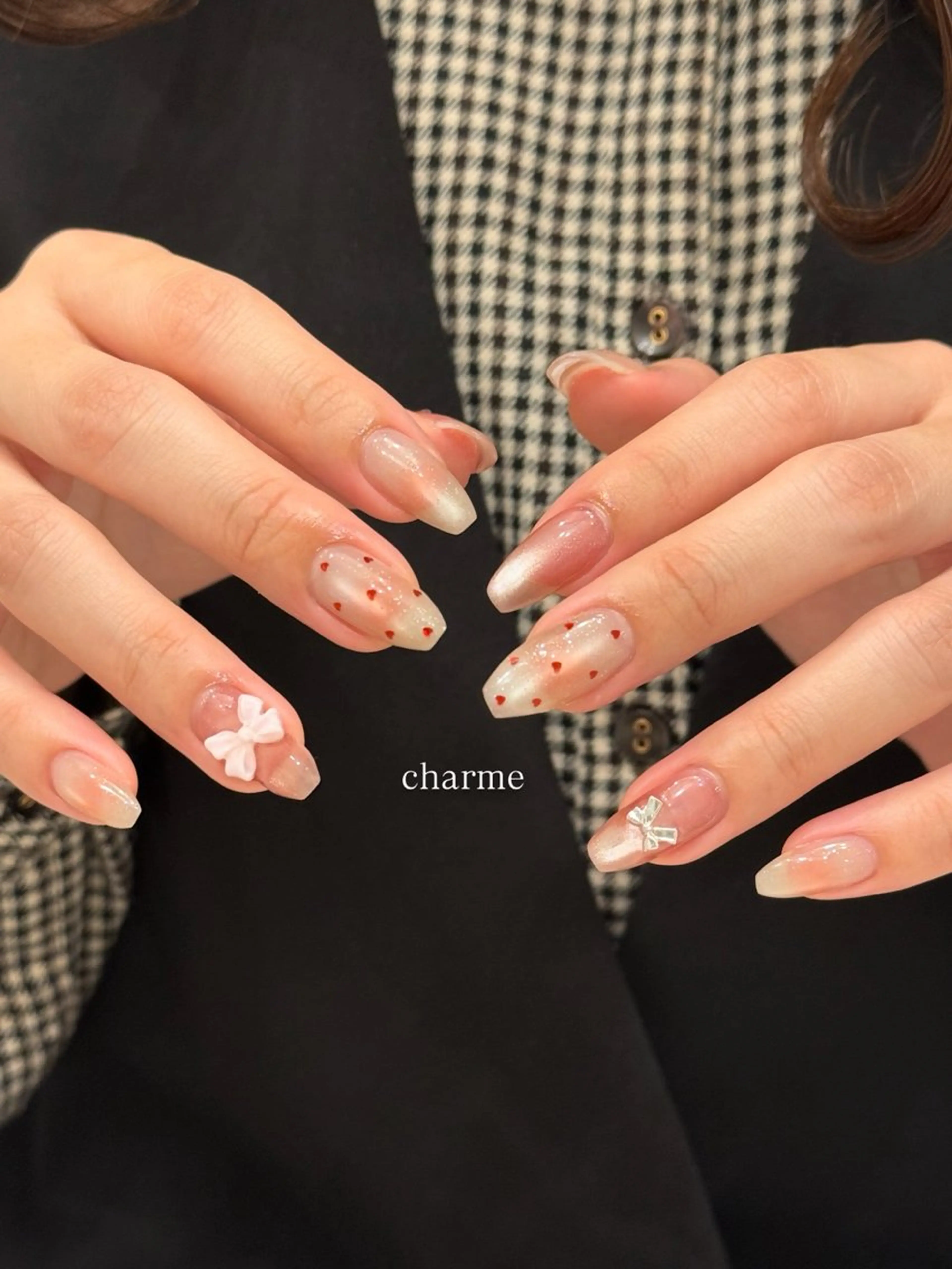ネイル ハンドネイル フットネイル nailsalon charmeのネイルデザイン