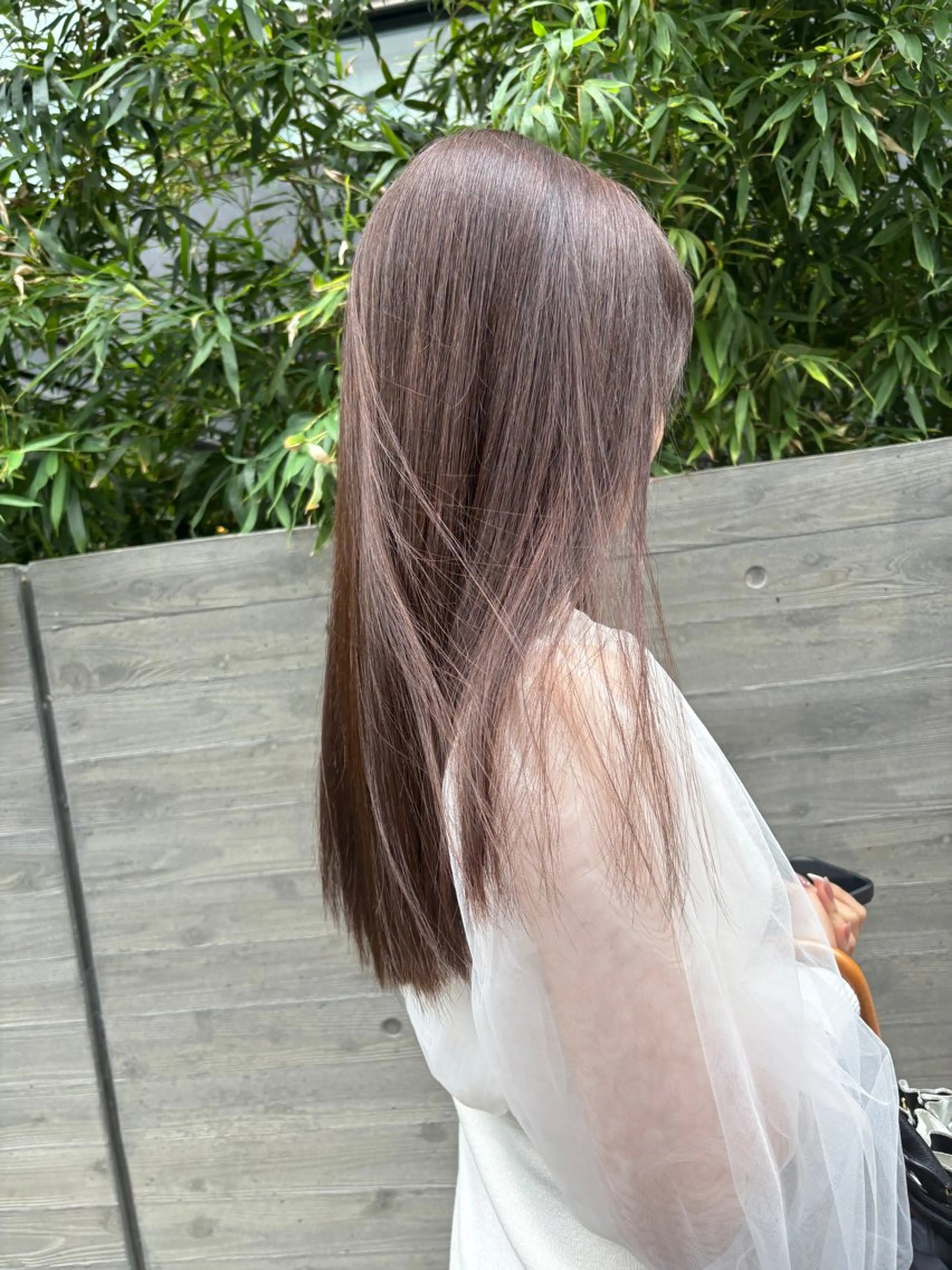ロング カラー 髪質改善 縮毛矯正 トリートメント KINI 髪質改善＆艶髪のヘアスタイル