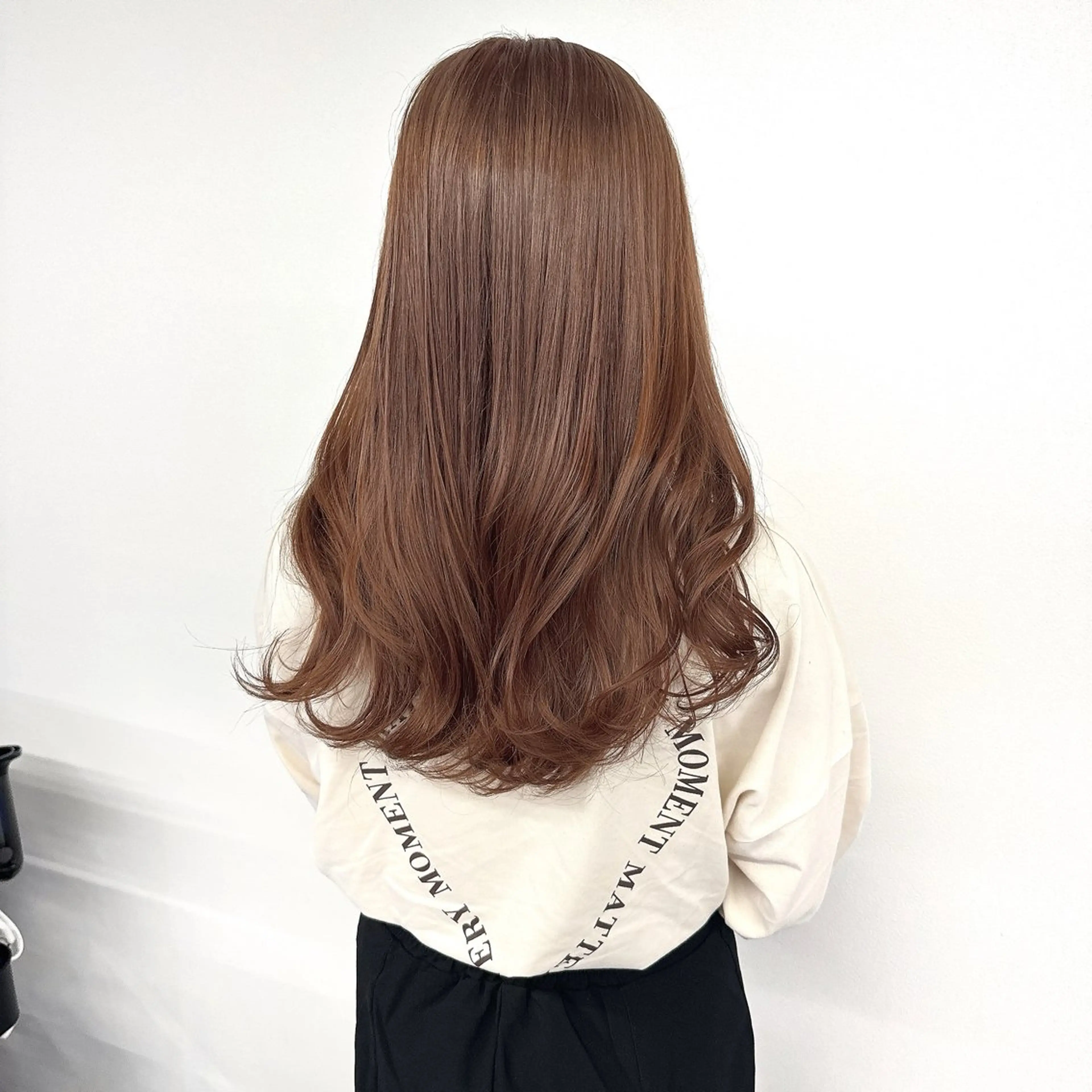 ロング ヘアカラー トリートメント 髪質改善/艶カラー /透明感/石田桃子のヘアスタイル