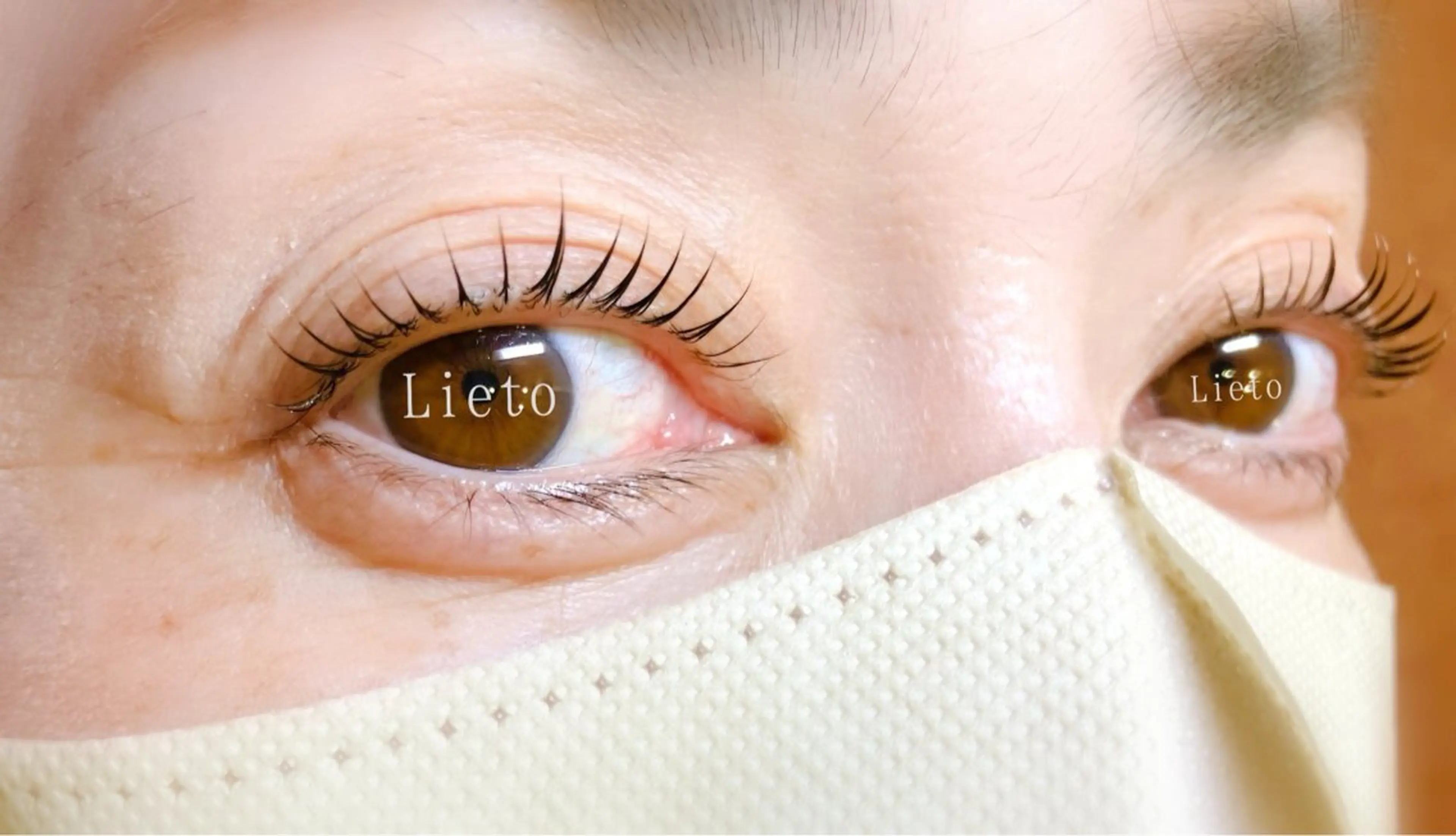 キッズ マツエク・マツパ ナチュラル 一重×まつ毛パーマ マツパ ヘア&カフェ ♡リエットのマツエク・マツパデザイン