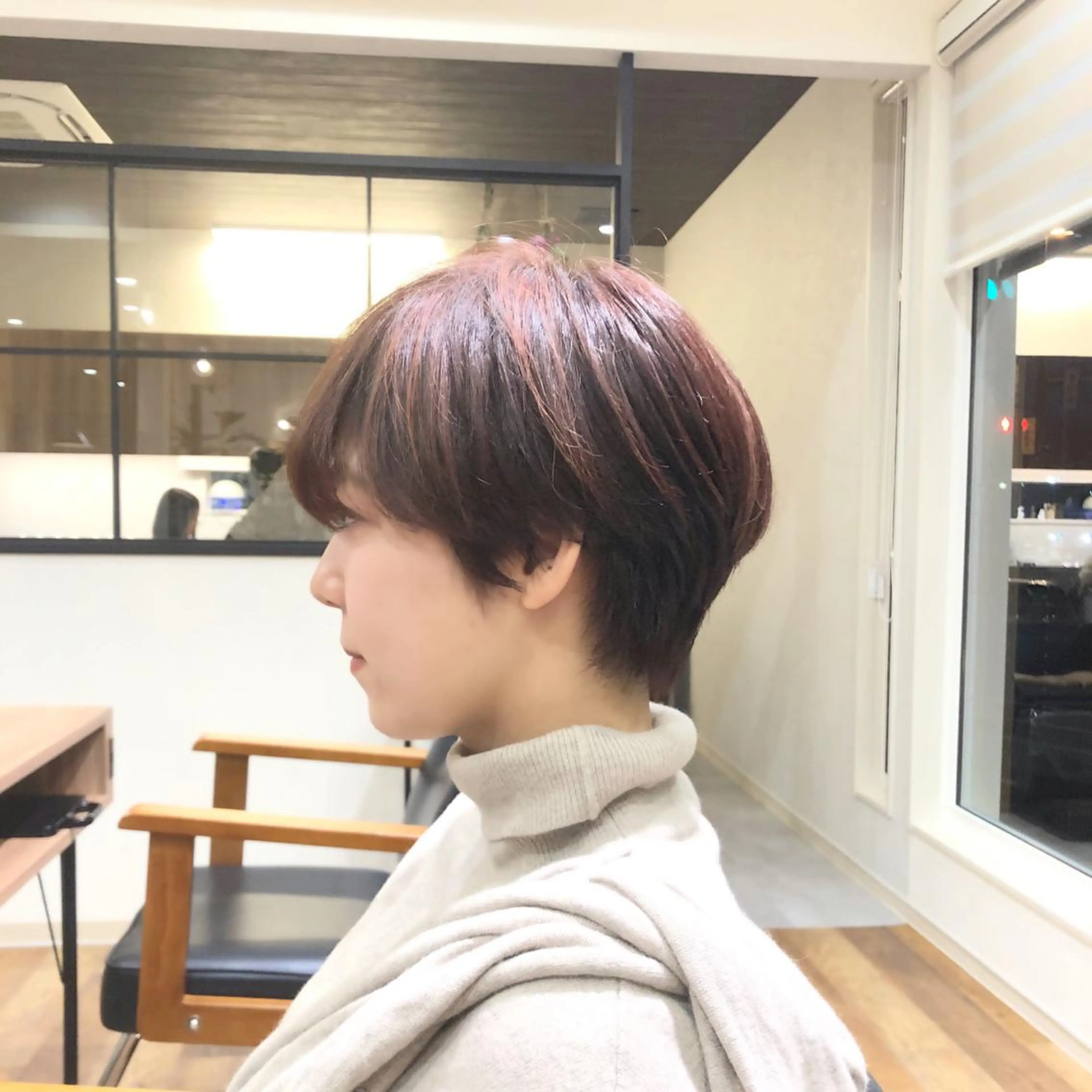 ショート カラー ハイライトカラー ハイライト カット ヘアカラー 佐藤 剛のヘアスタイル