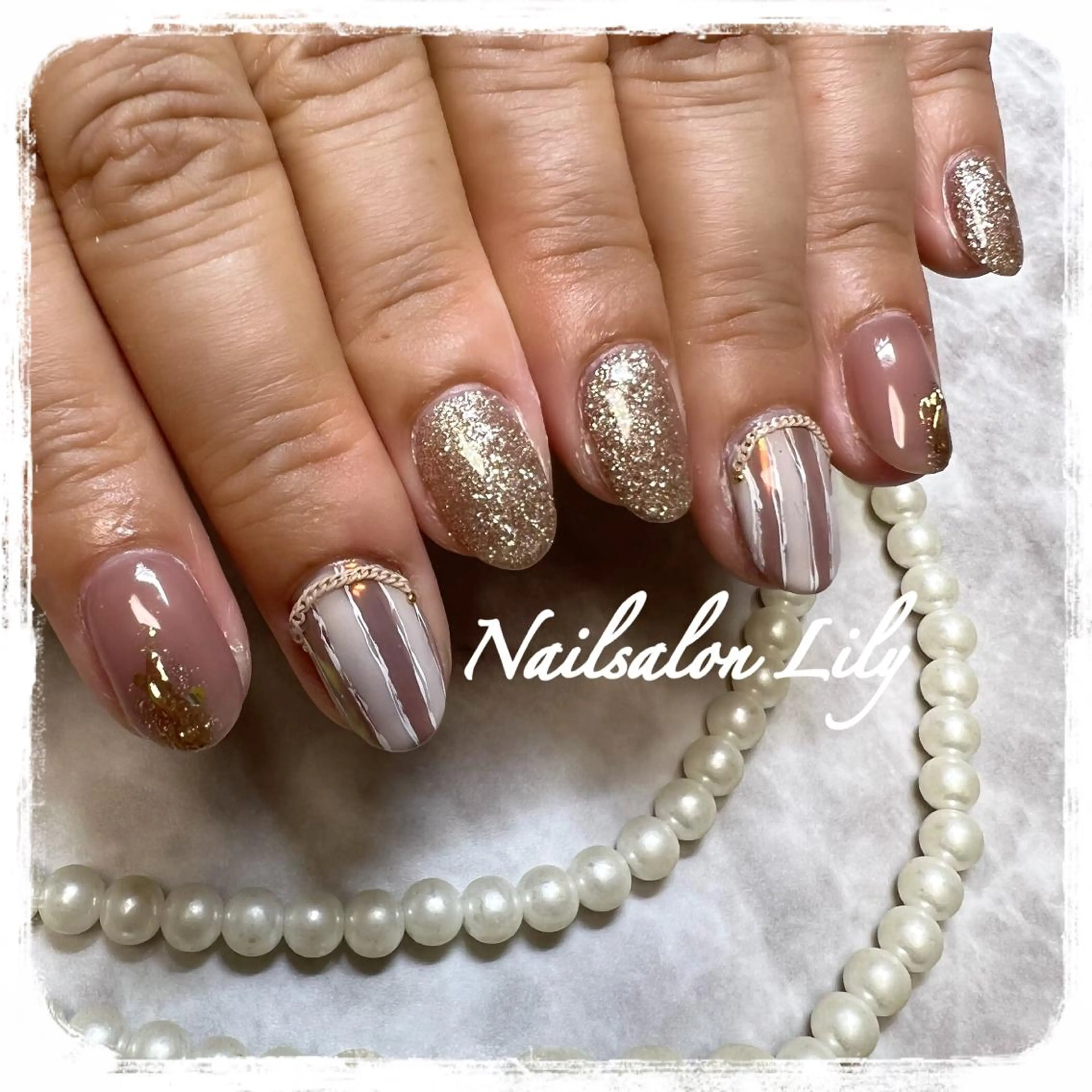 ネイル ハンドネイル Lily*nail 🌻Mii🌻のネイルデザイン