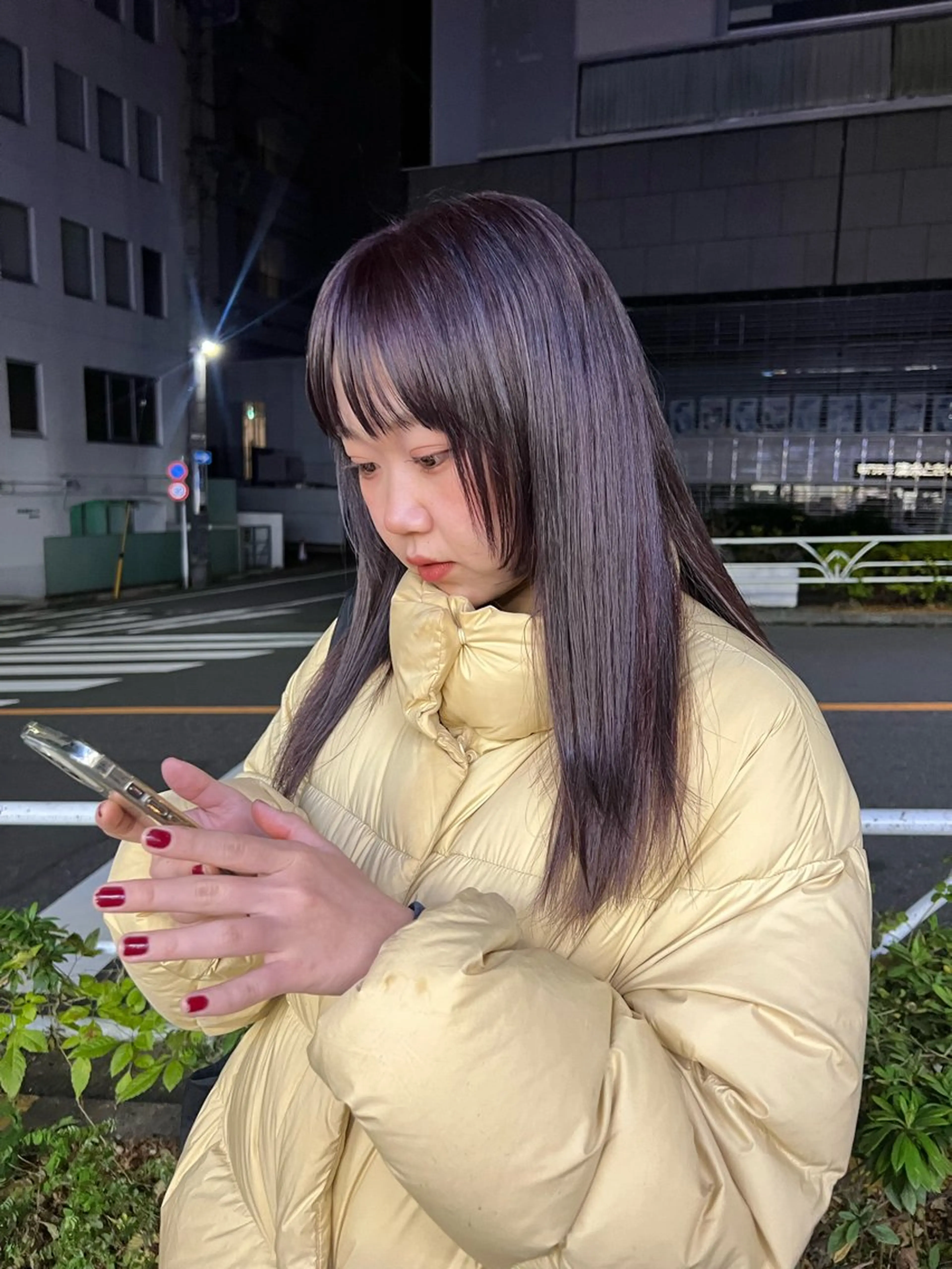 ロング レイヤーカット NERO加藤木麻彩のヘアスタイル