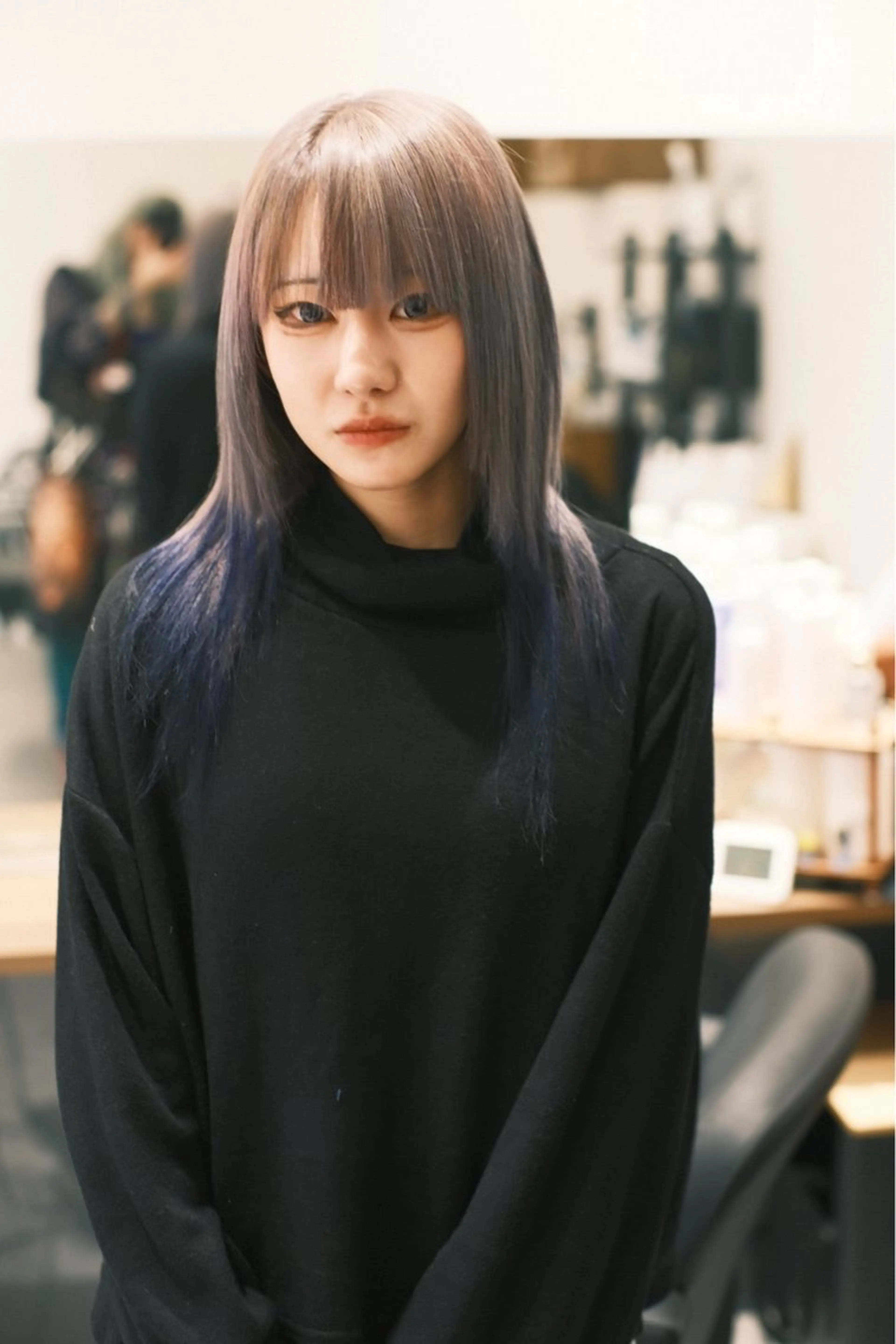 ミディアム カラー ヘアアレンジ ヘアカラー トリートメント 個性爆弾💣 ダブルカラー/ゆかのヘアスタイル