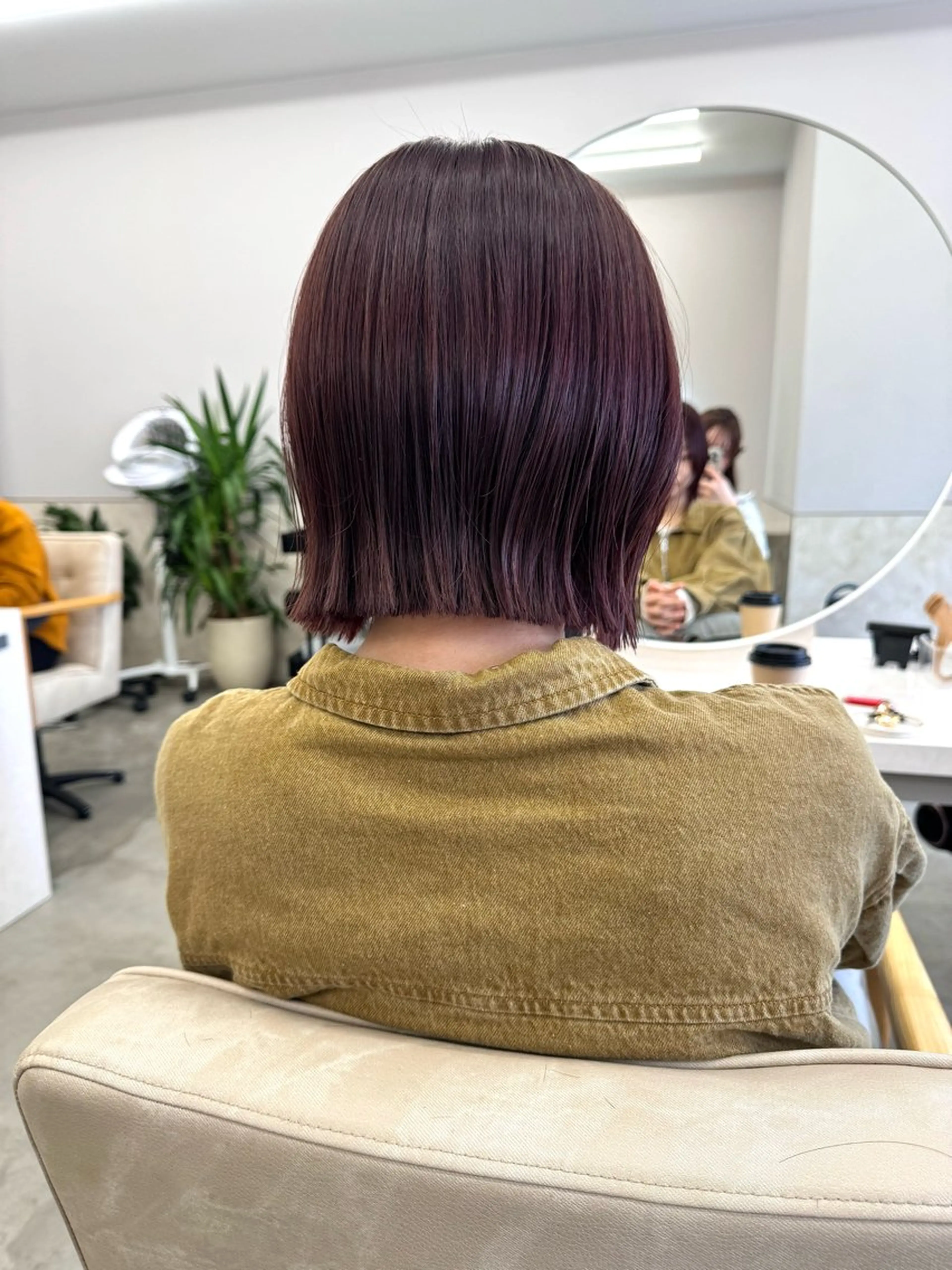 ショート カラー ブラウンカラー ピンクカラー ピンクブラウン ボブ ボブ美容師💛 AYUMIのヘアスタイル