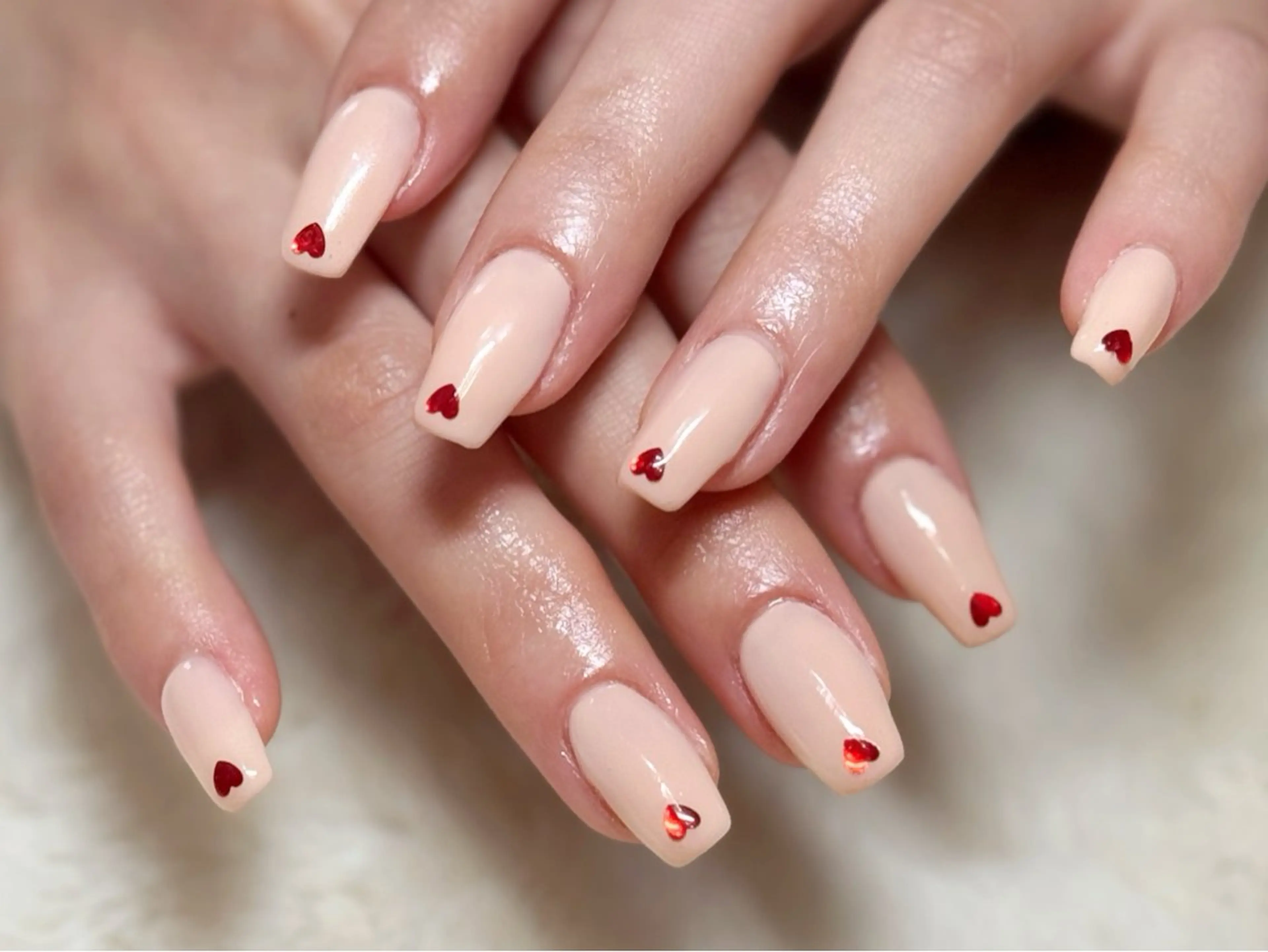 ネイル ハート 韓国ネイル glossnail MIKIのネイルデザイン