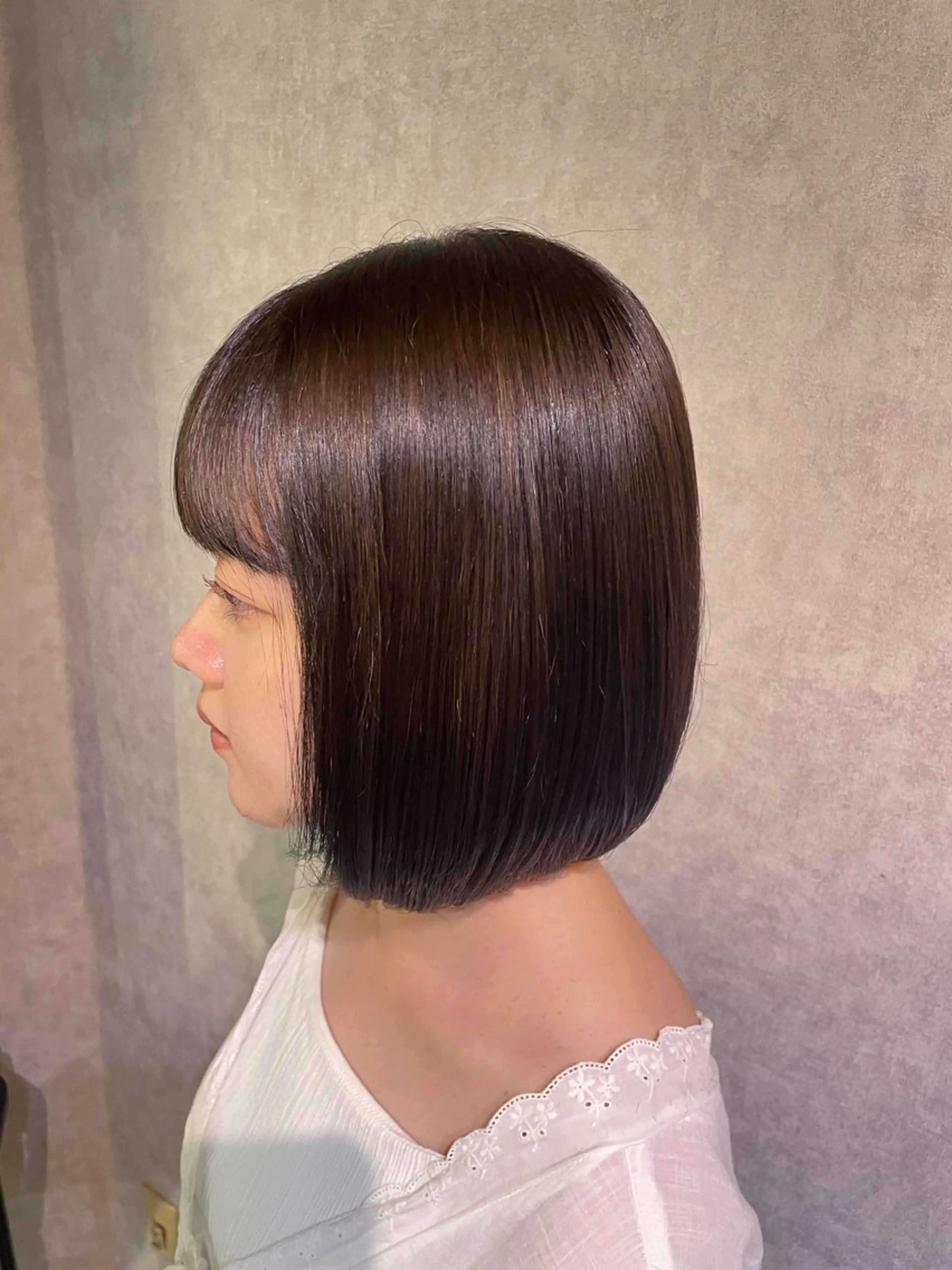 ショート eim hair rink  長津田店所属・🫧透明感カラー 🫧しほのヘアスタイル