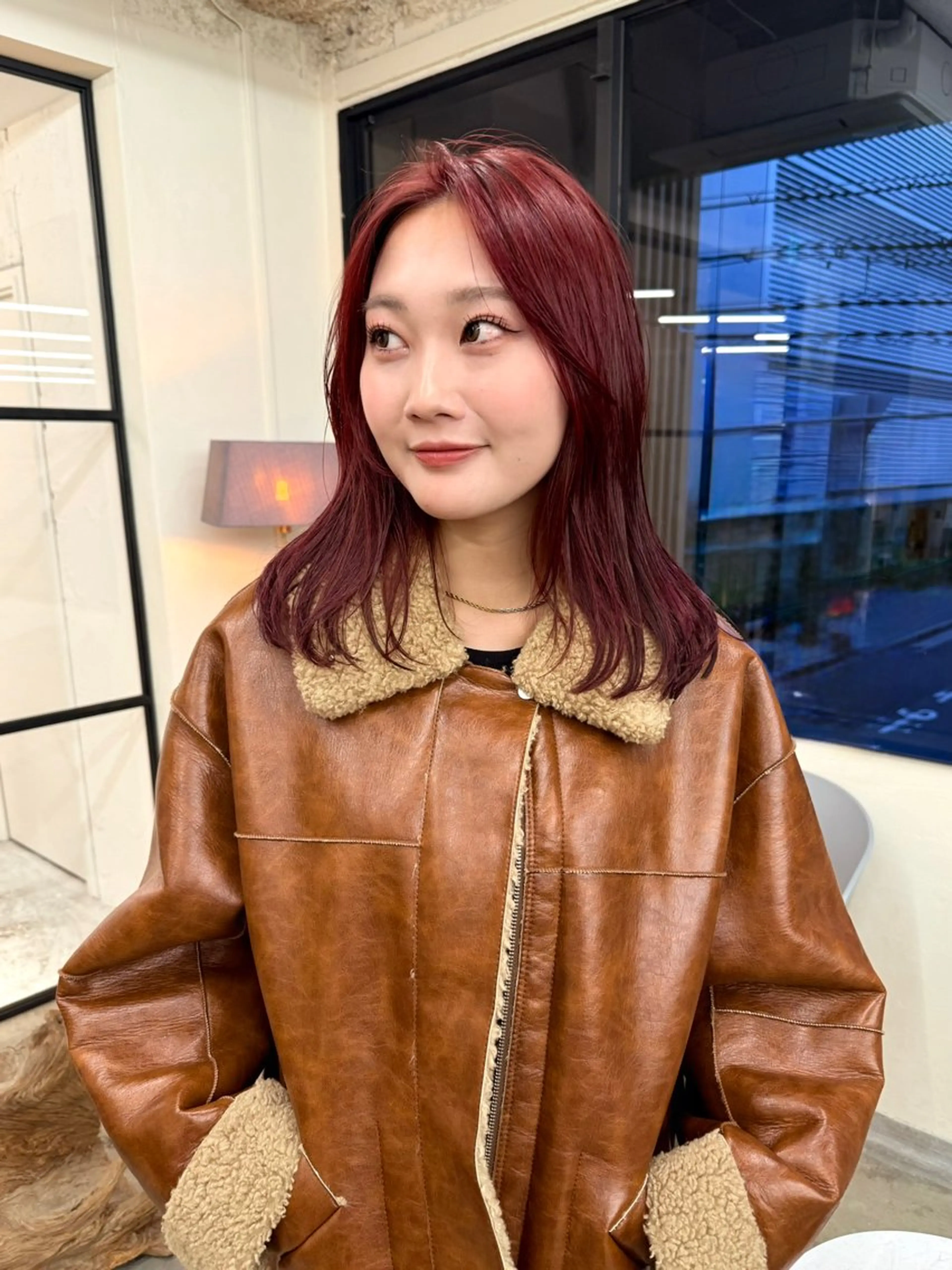 セミロング レイヤーカット 大塚 柊那のヘアスタイル