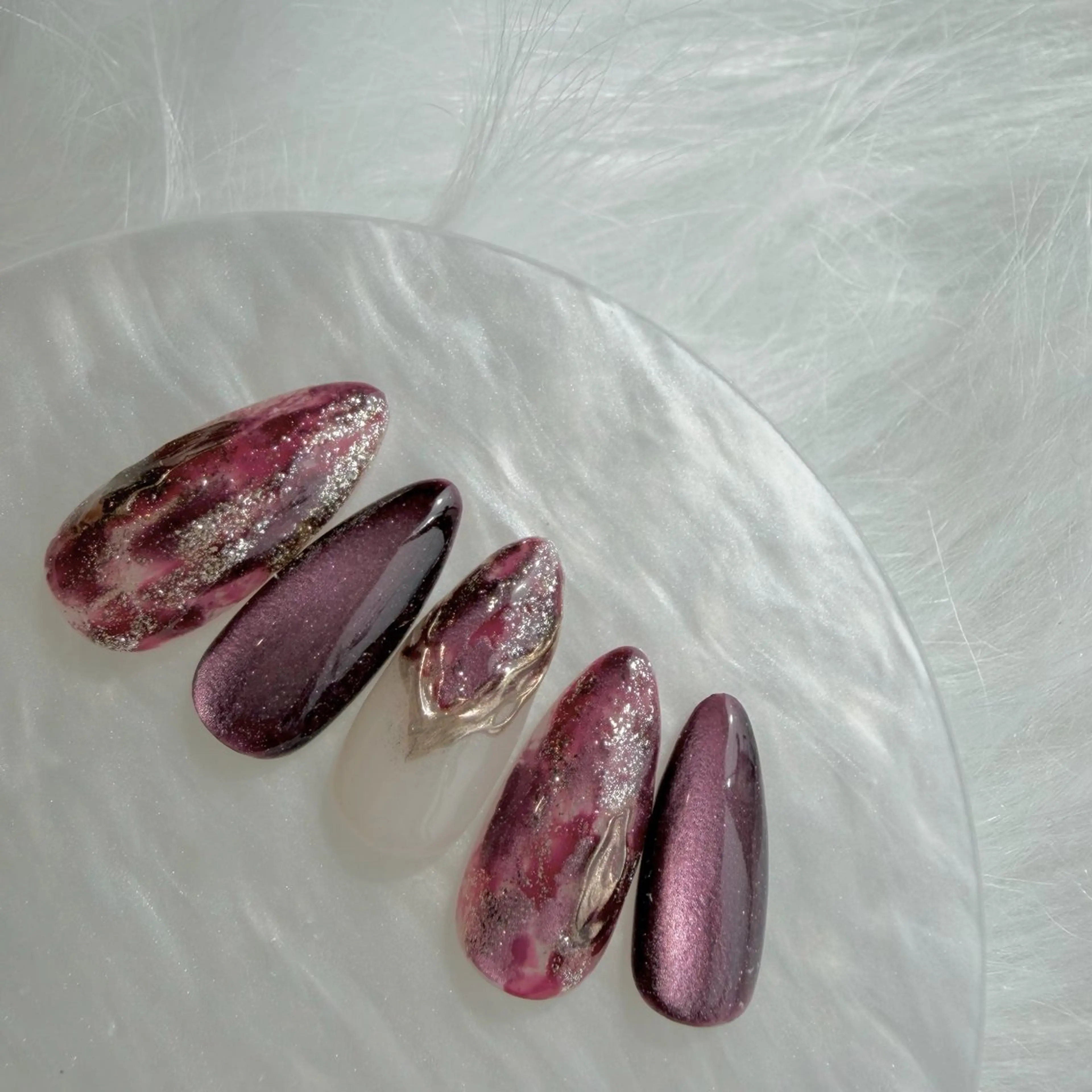 ネイル ハンドネイル MEI 🍑 nail OAKのネイルデザイン