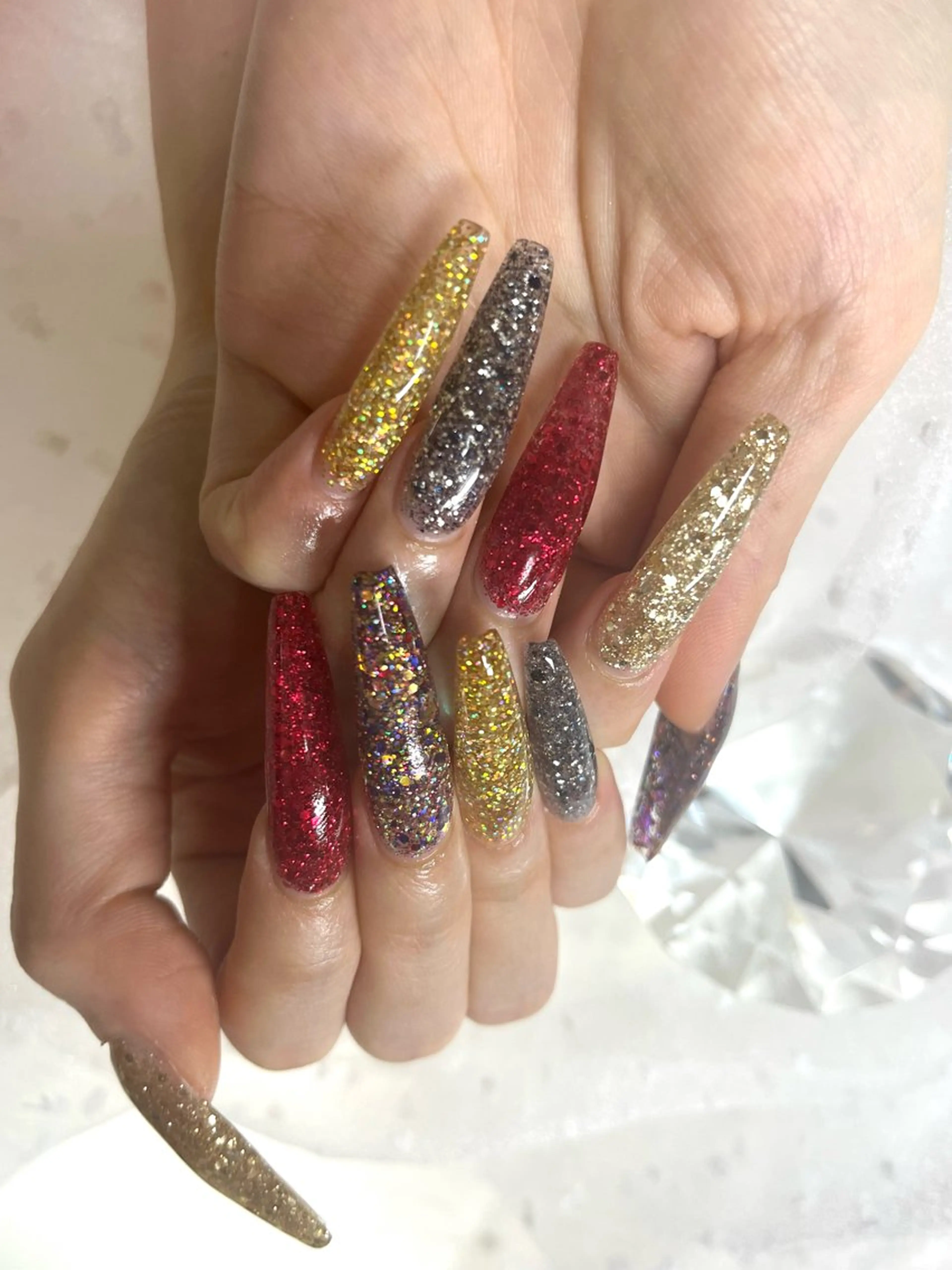 ネイル ロングネイル スカルプネイル plaisir所属・plaisir プレジールネイルのネイルデザイン