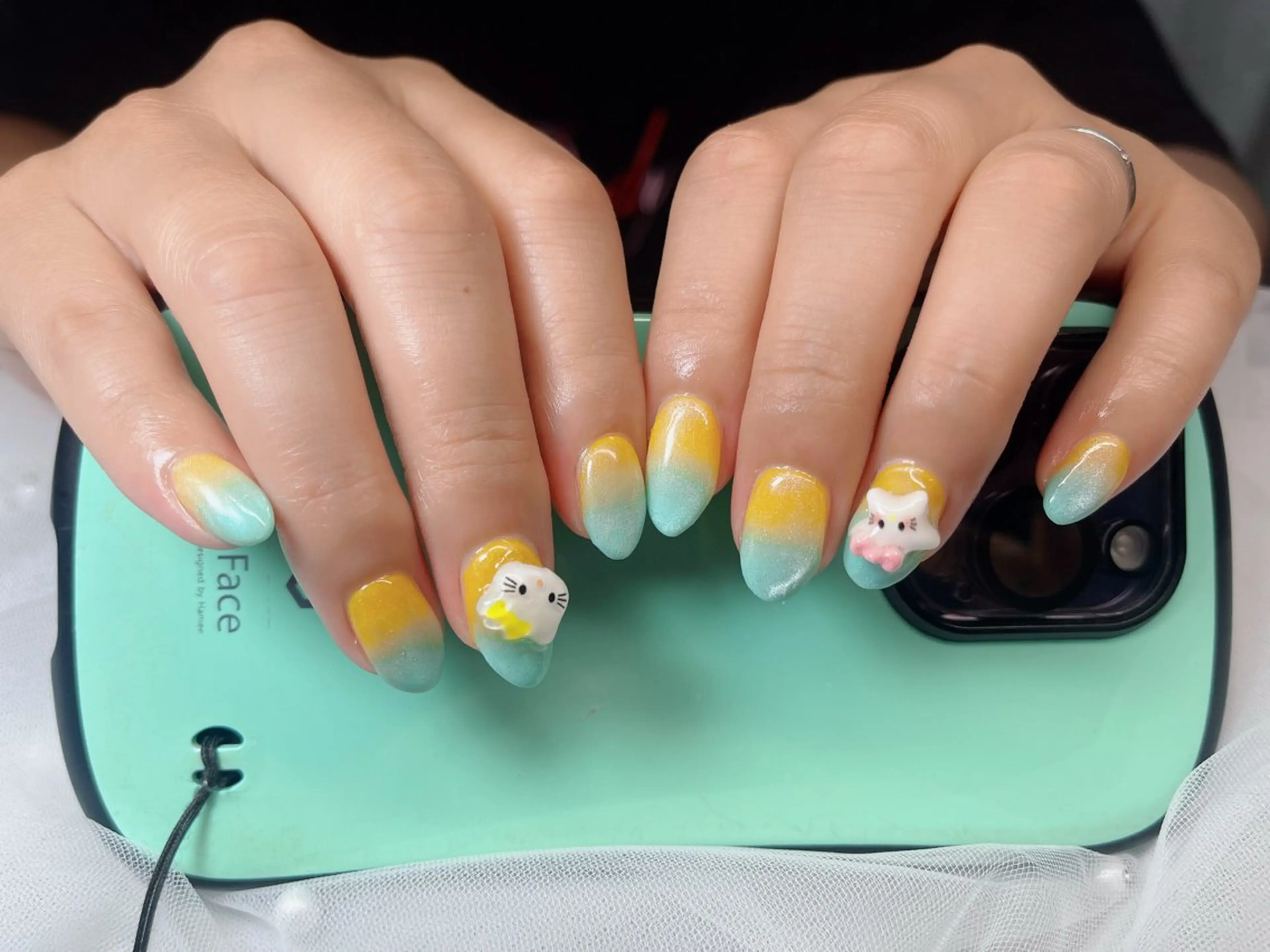 ネイル ハイネイル 自宅サロンのネイルデザイン