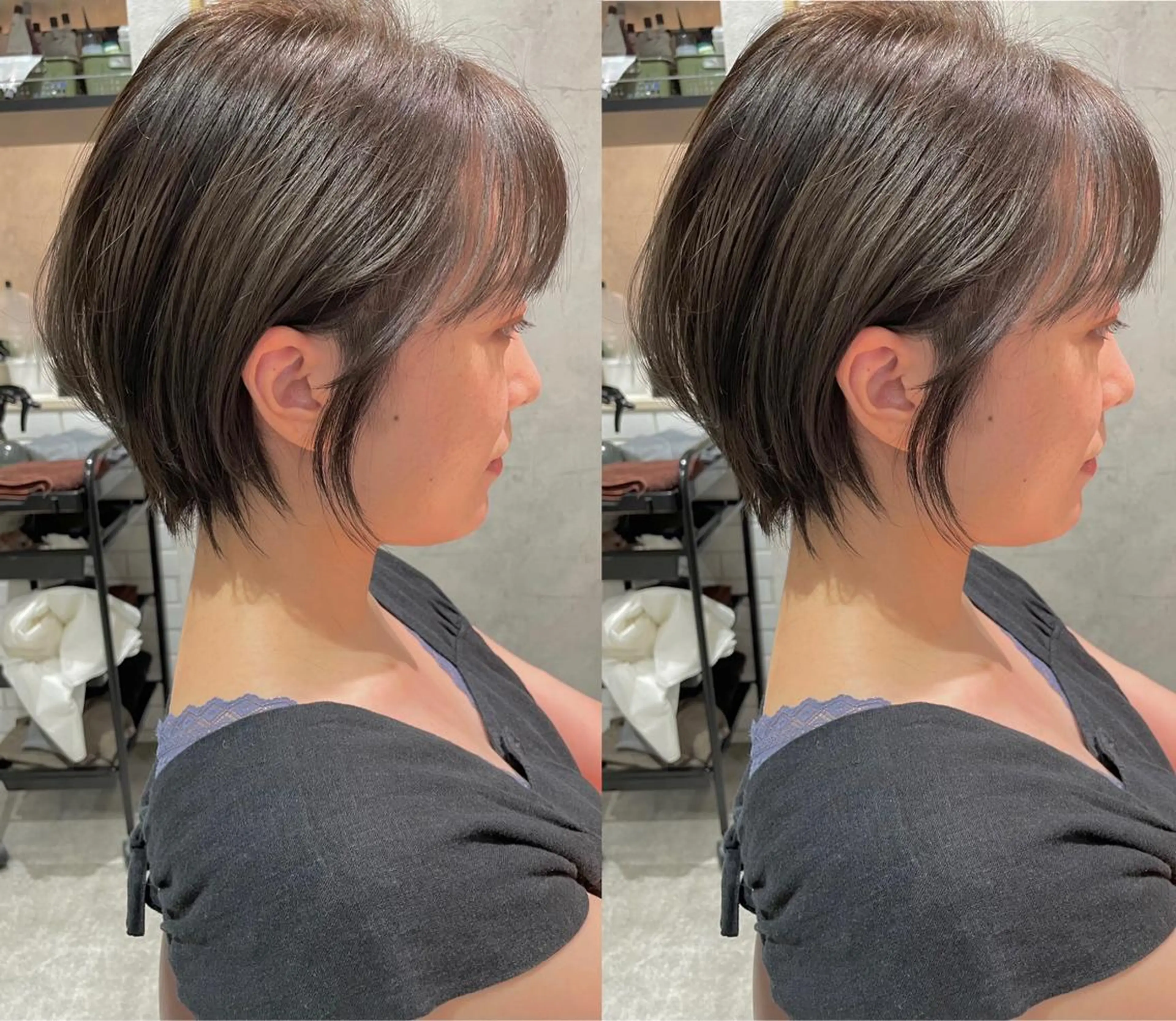 ショート カット トリートメント 髪質改善will hairdesignのヘアスタイル